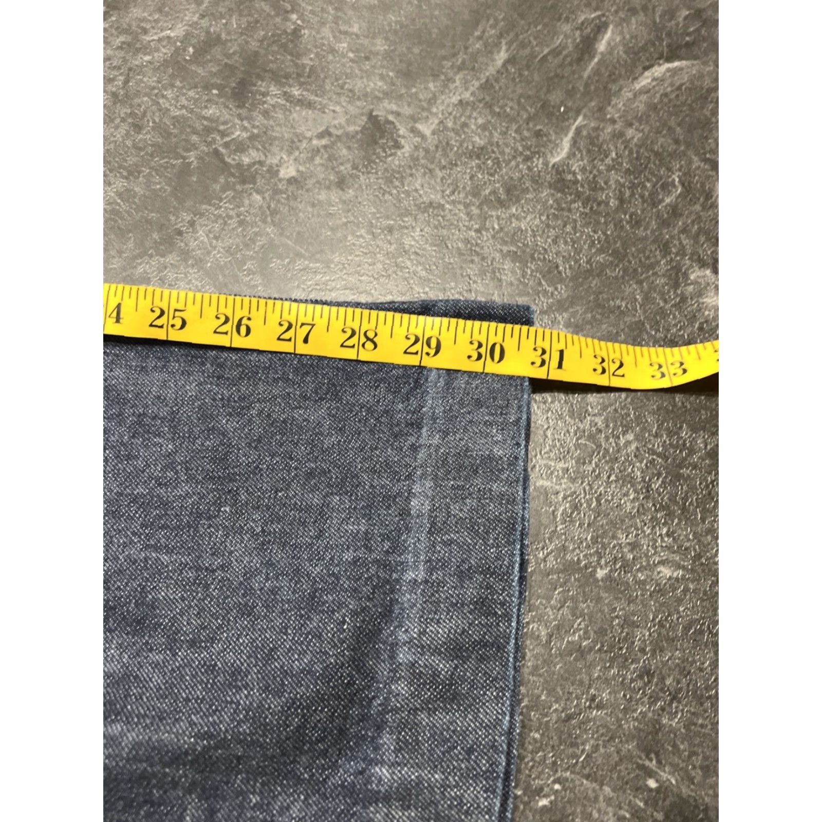 Ann Taylor Ann Taylor Loft Jeans Women's Size 6 Blue Denim Low Rise Pocket Straight 33 in Inseam Size 28" / US 6 / IT 42 - 6 Thumbnail
