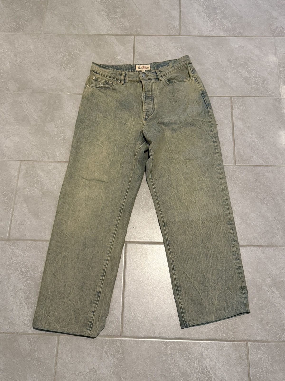 Stussy Stussy big ol' jeans beach wash | Grailed