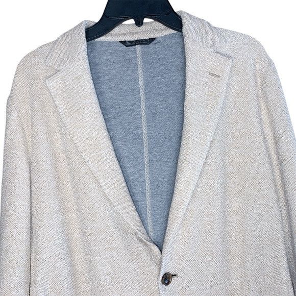 Jack Victor Jack Victor Brent Knit Sports Beige Blazer Size 38R - 3 Thumbnail