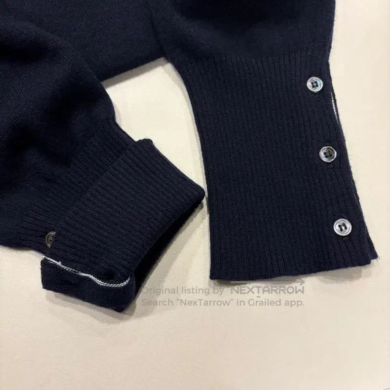 Thom Browne Thom Browne Navy Cashmere Knit Sweater Size US S / EU 44-46 / 1 - 7 Thumbnail