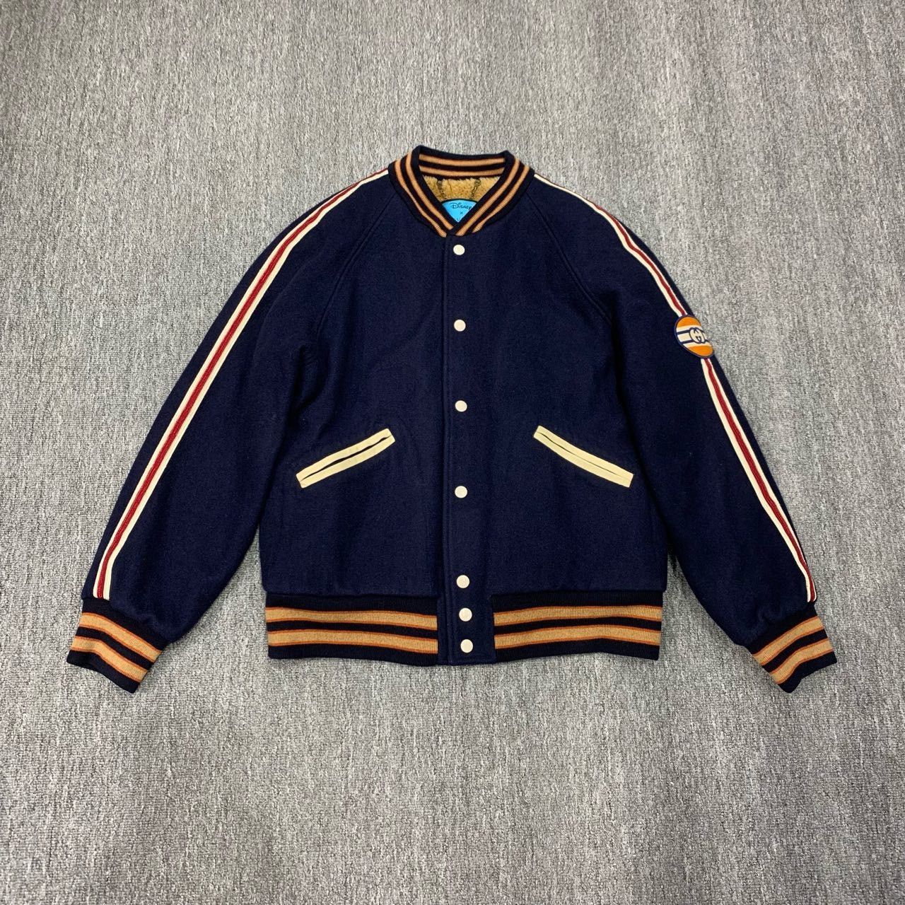 Gucci x Disney Gucci Dark Blue Double G Embroidery Donald D