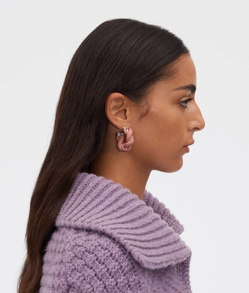 Bottega Veneta o1bcso1str0725 Size: OS / Twist Earring in Blossom Size ONE SIZE - 3 Thumbnail