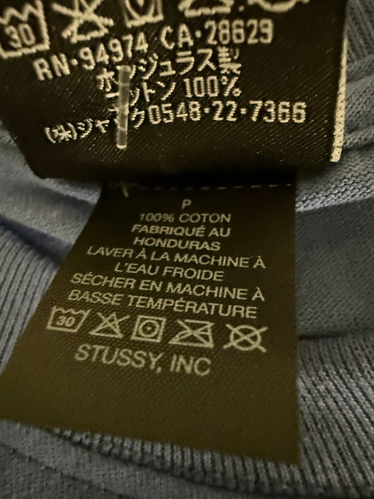 Stussy Stussy codes tee Size US S / EU 44-46 / 1 - 5 Thumbnail