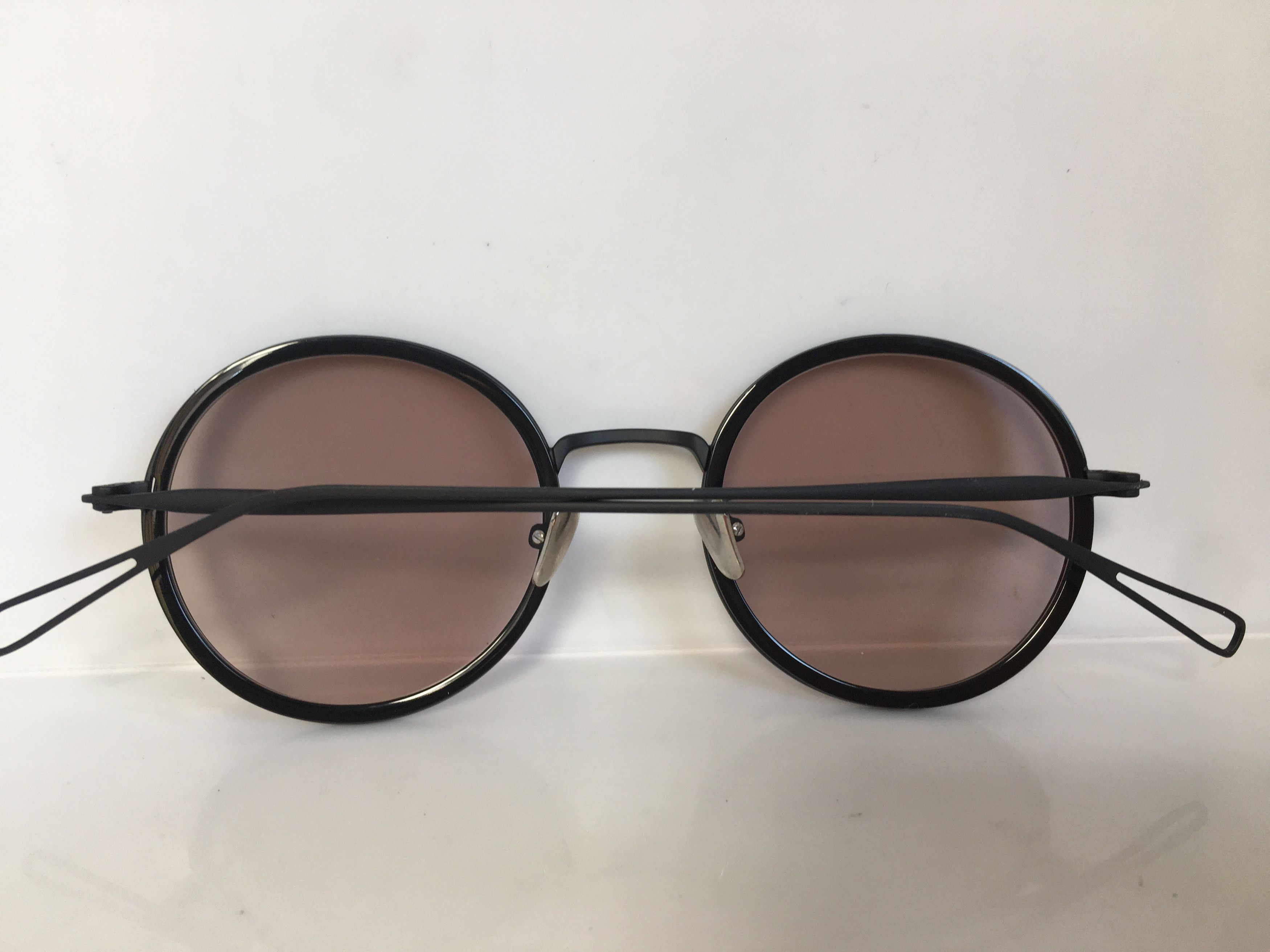 Other Hum_work Oversize Black Round Sunglasses Frame BUDDY HOLLY Size ONE SIZE - 7 Thumbnail