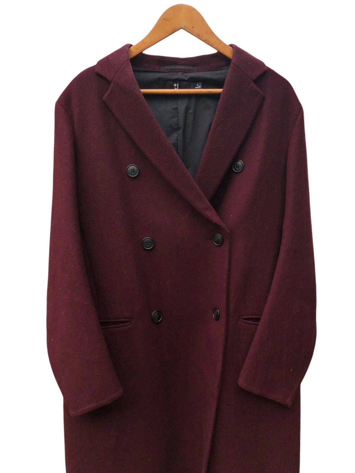 Jil Sander Jil Sander X Uniqlo wool long coat jacket Size US L / EU 52-54 / 3 - 3 Thumbnail