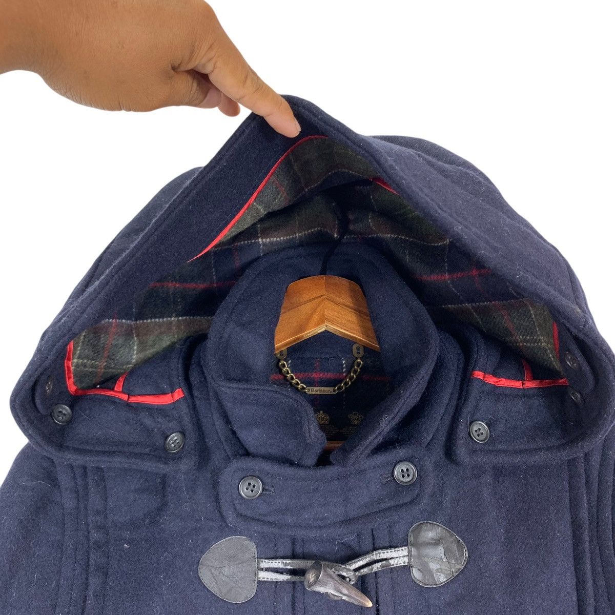 Barbour VINTAGE BARBOUR TOGGLE BUTTON DUFFLE COAT Size M / US 6-8 / IT 42-44 - 7 Thumbnail