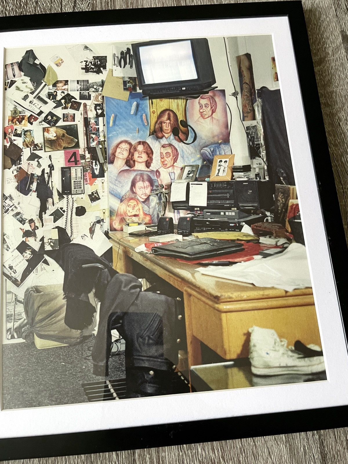 Chrome Hearts × Vintage Chrome Hearts messy room 9x11 cutout Framed poster Size ONE SIZE - 2 Thumbnail