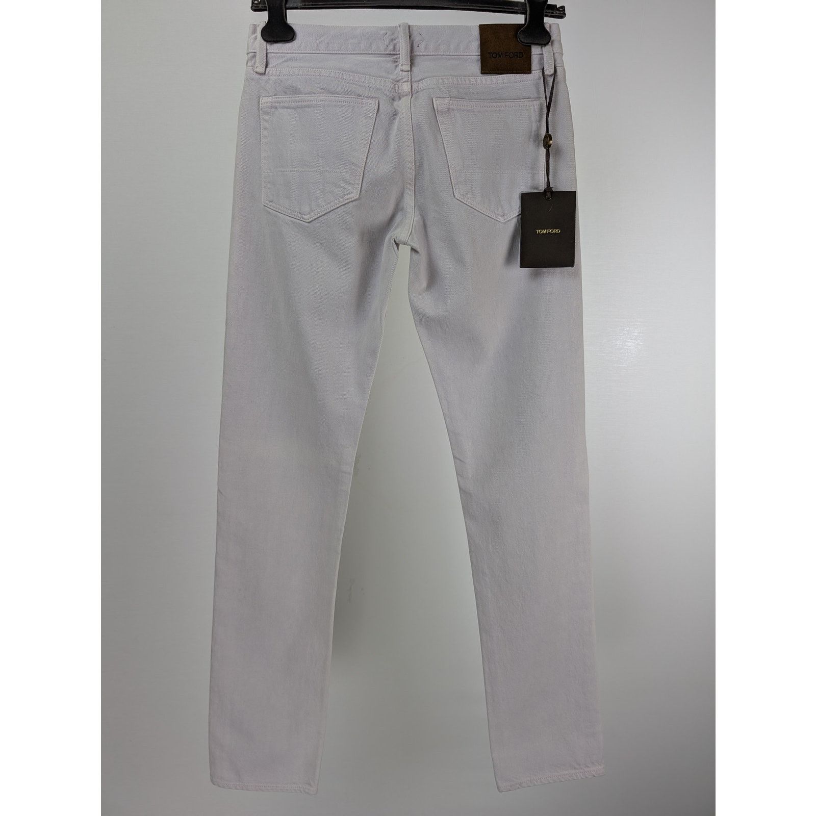 Tom Ford o1rshd1 Slim Denim Jeans in Dirty White Size US 30 / EU 46 - 11 Thumbnail