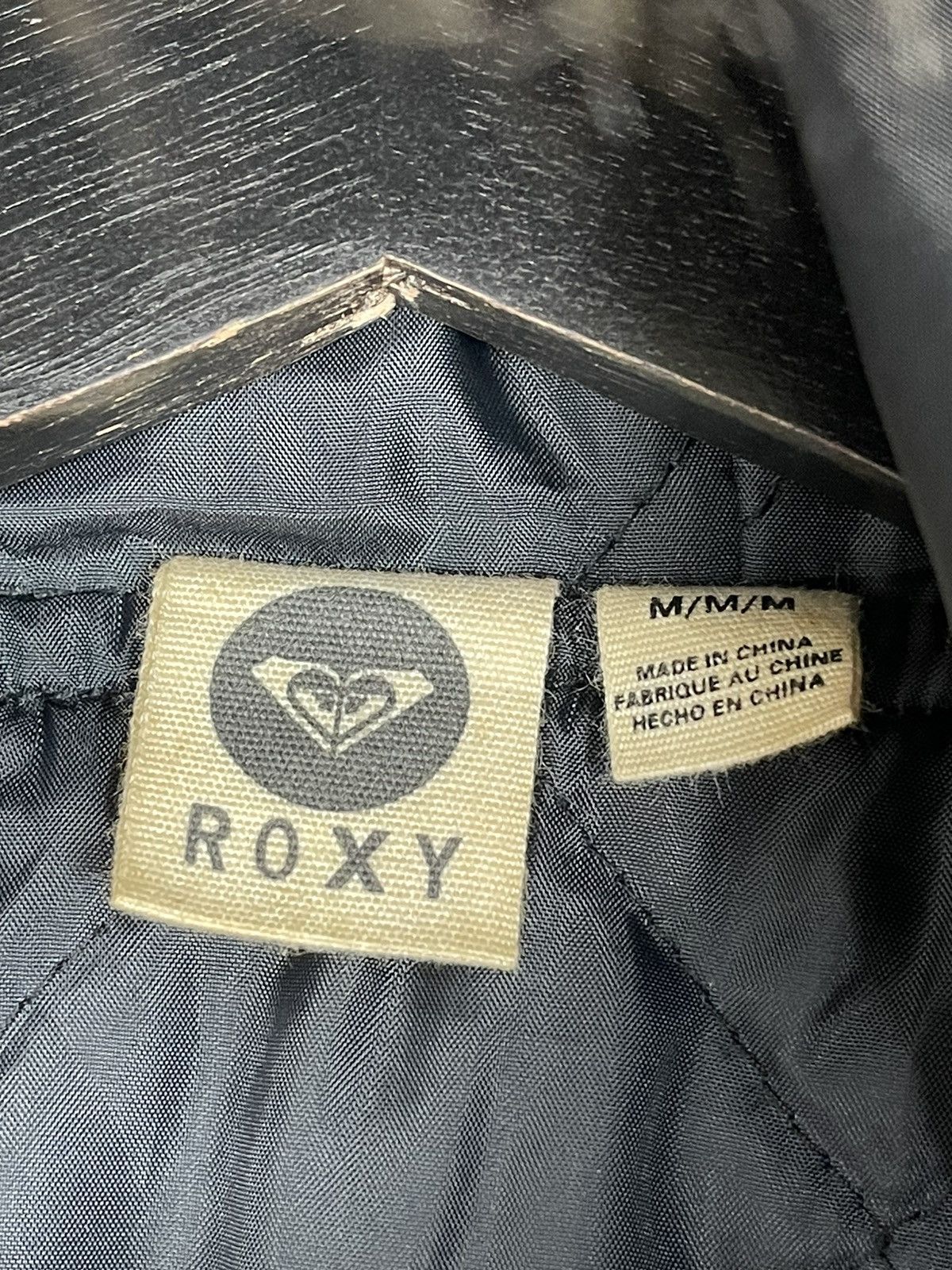 Quiksilver × Vintage Roxy Duffle Sherpa Jacket Size M / US 6-8 / IT 42-44 - 8 Thumbnail
