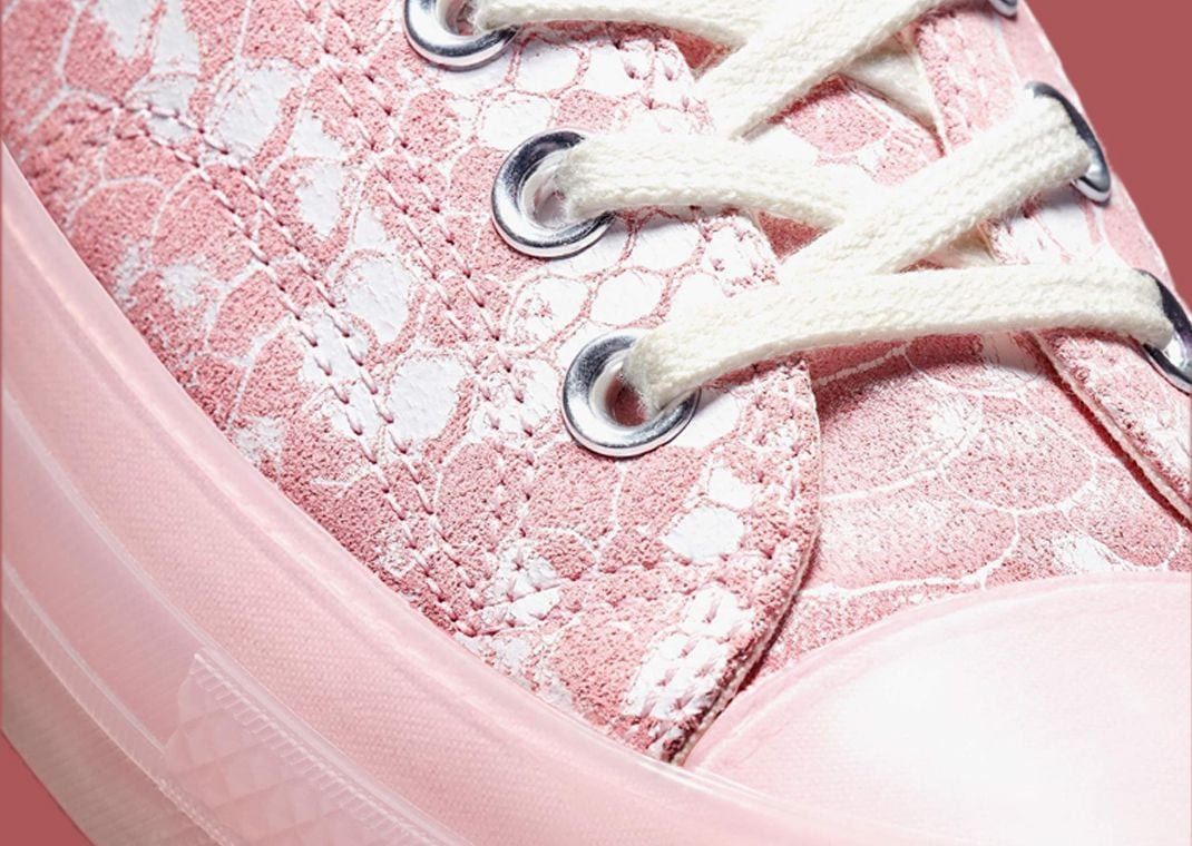 Converse 💚 2022 Golf Wang x Converse "Pink Python" Chuck 70 OX NEW Size US 9 / EU 42 - 7 Thumbnail