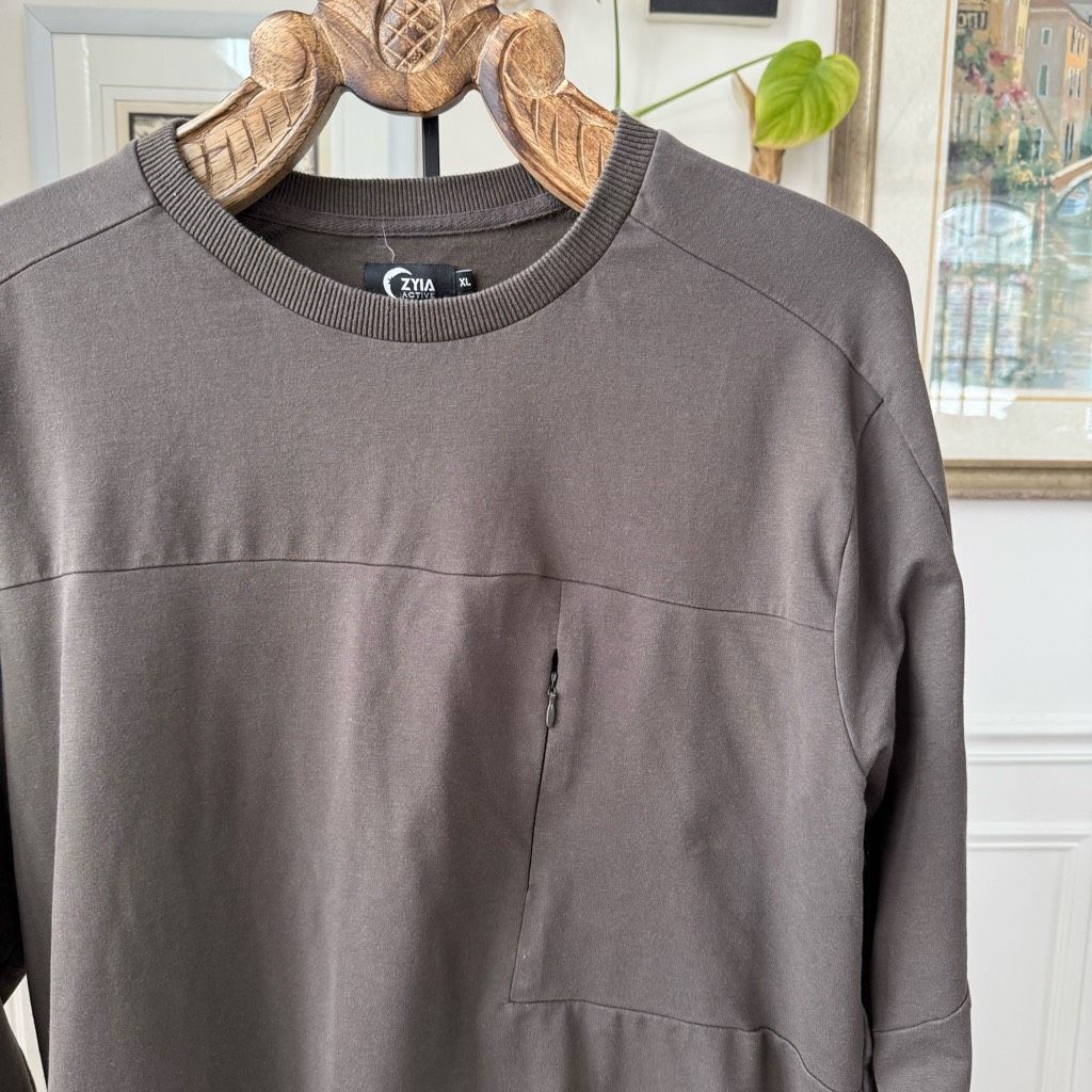 Other Zyia Active Fitted Crewneck Pullover Olive Army Green XL Size US XL / EU 56 / 4 - 3 Thumbnail