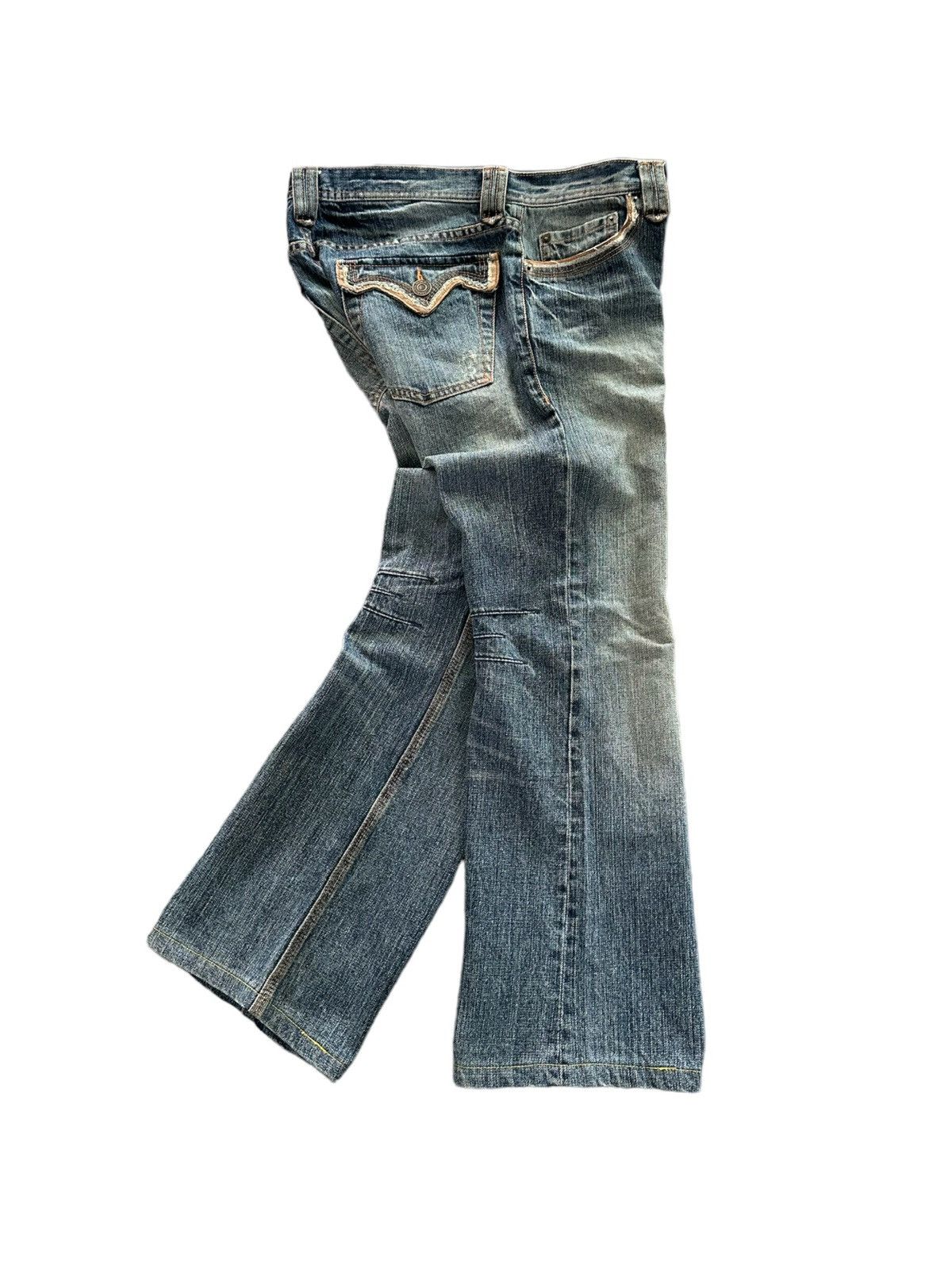 5351 POUR LES HOMMES [34x38] 00's EDGE By Rupert Japan mudmax denim Size US 34 / EU 50 - 4 Thumbnail