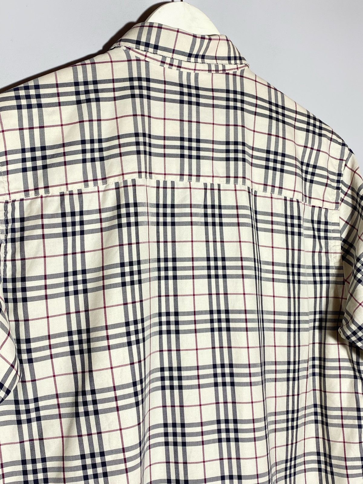 Burberry Vintage Burberry London Checked Short Sleeve Shirt Men’s Size US M / EU 48-50 / 2 - 5 Thumbnail