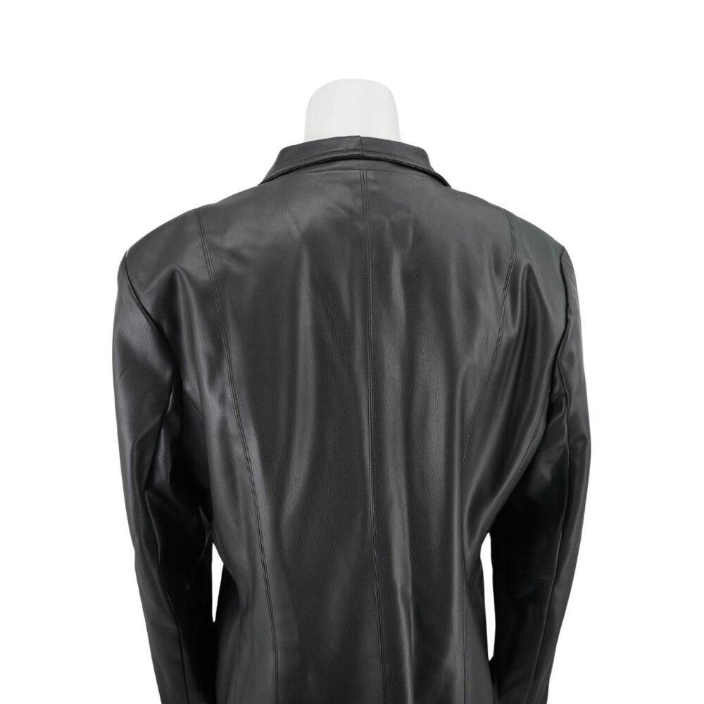 Cole Haan Cole Haan Faux Leather Moto Jacket Size Large Size L / US 10 / IT 46 - 5 Thumbnail