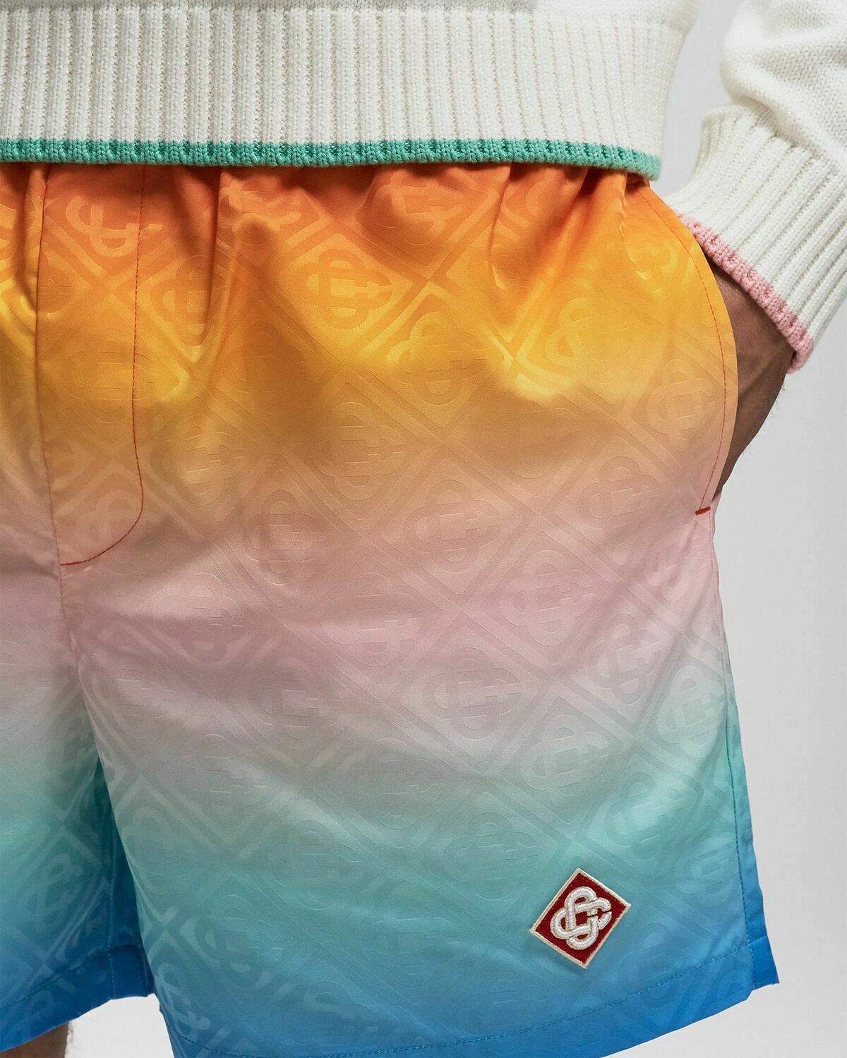 Casablanca o1mle0326 Jacquard Swim Shorts In Multicolor Size US 38 / EU 54 - 4 Thumbnail