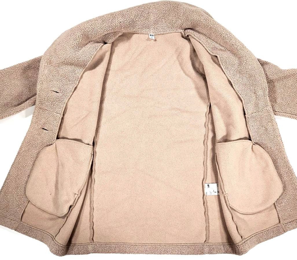 Uniqlo Uniqlo Teddy Fleece Shawl Collar Coat Womens Large Sherpa Sz Size L / US 10 / IT 46 - 3 Thumbnail