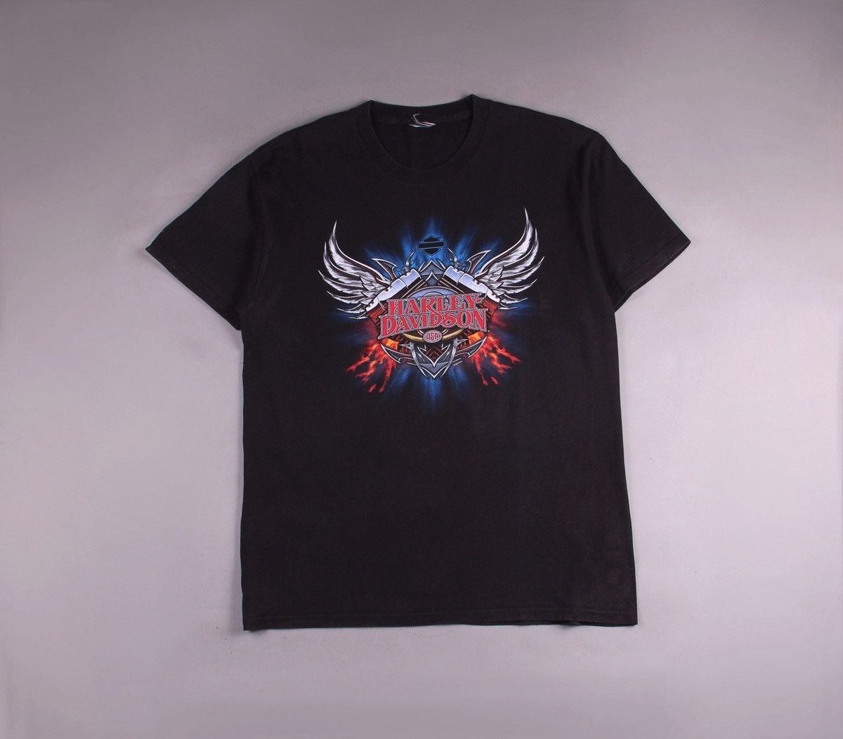 Harley Davidson Vintage 2007 Harley Davidson Switzerland Tee T Shirt USA XL Size US XL / EU 56 / 4 - 1 Thumbnail