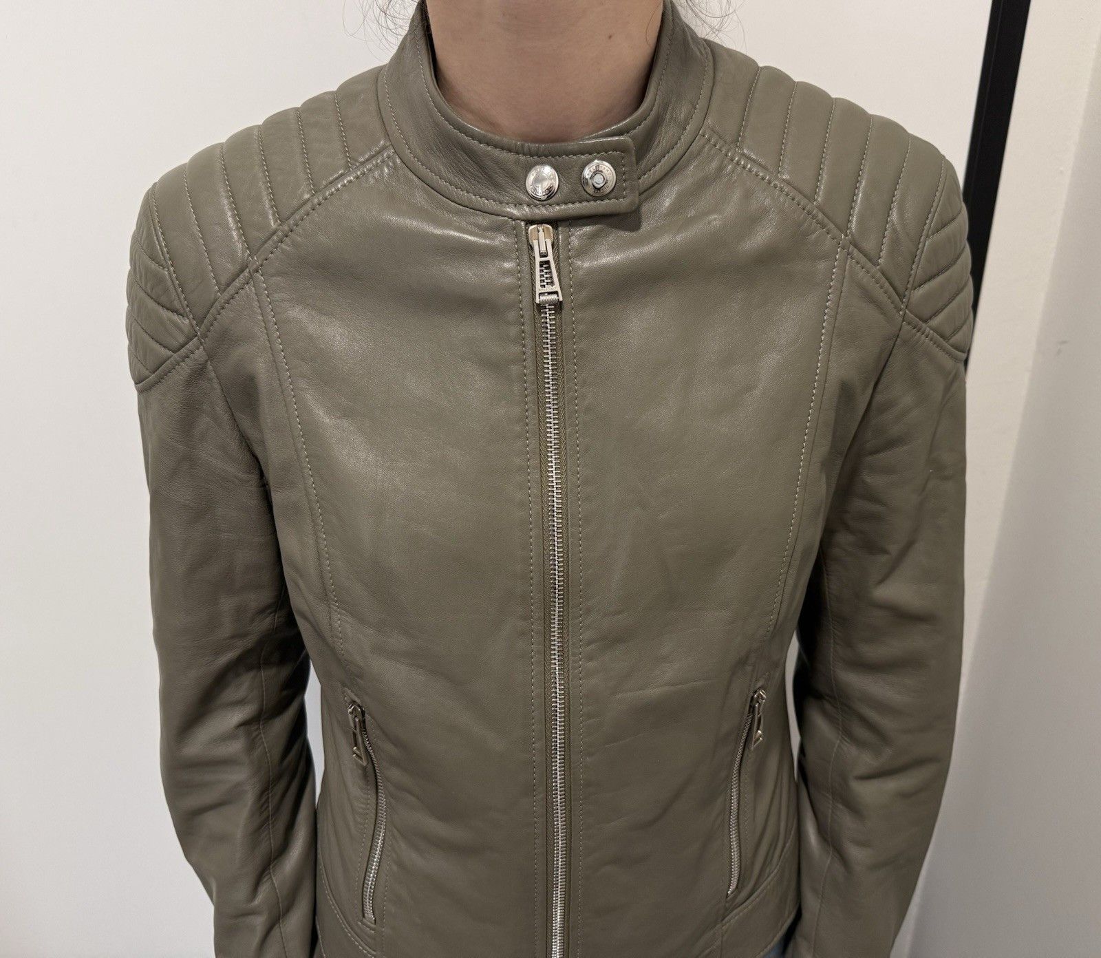 Belstaff DDP Belstaff Leather Moto Biker Womens Jacket size 42 Size M / US 6-8 / IT 42-44 - 11 Thumbnail