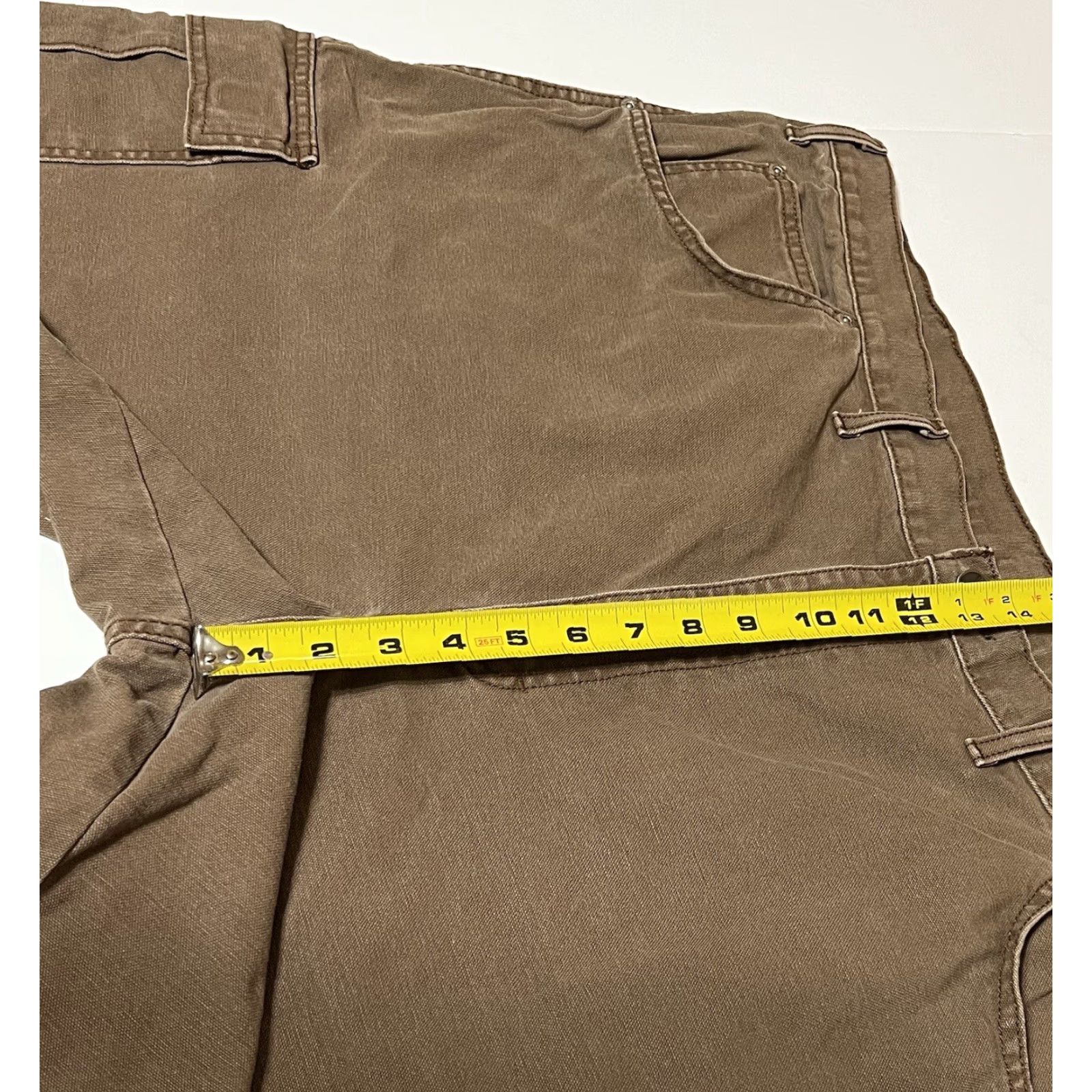 Dickies Dickies Mens Canvas Cargo Work Shorts 44x13 Brown Cargo Shorts Mens Brown Canvas Dickies 44 13 Workwear Casual Size US 44 / EU 60 - 4 Thumbnail