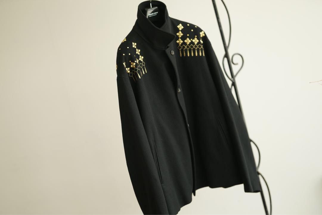 Yohji Yamamoto POUR HOMME 92aw archive gold embroidery jacket Size US M / EU 48-50 / 2 - 3 Thumbnail