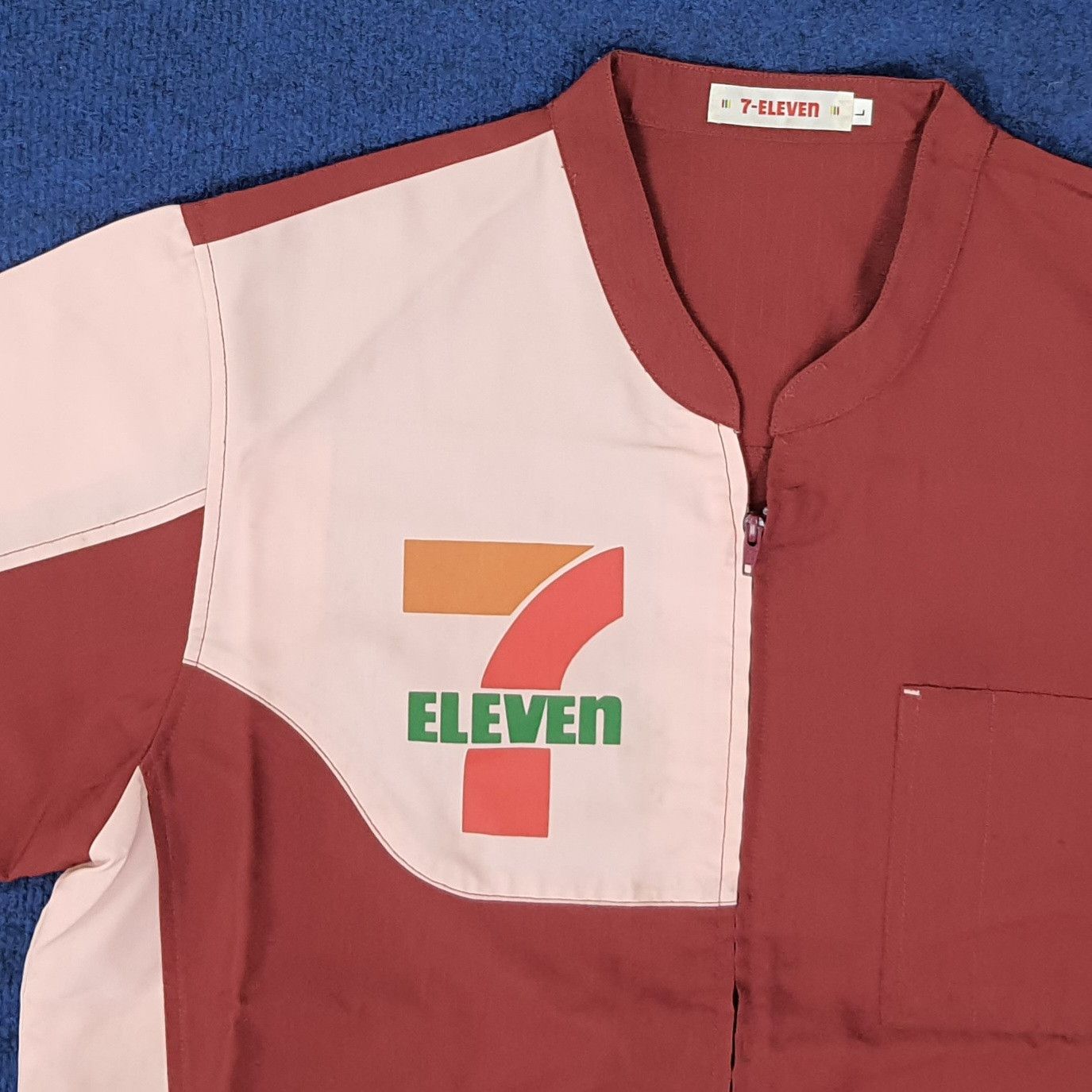 Japanese Brand Vintage 7 Eleven Japan Workwear Staff Uniform C239N31 Size US L / EU 52-54 / 3 - 2 Thumbnail