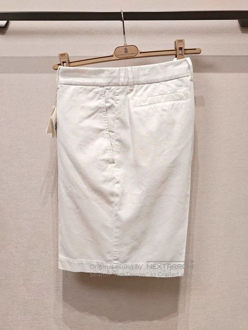 Brunello Cucinelli Brunello Cucinelli White shorts Size US 36 / EU 52 - 4 Thumbnail