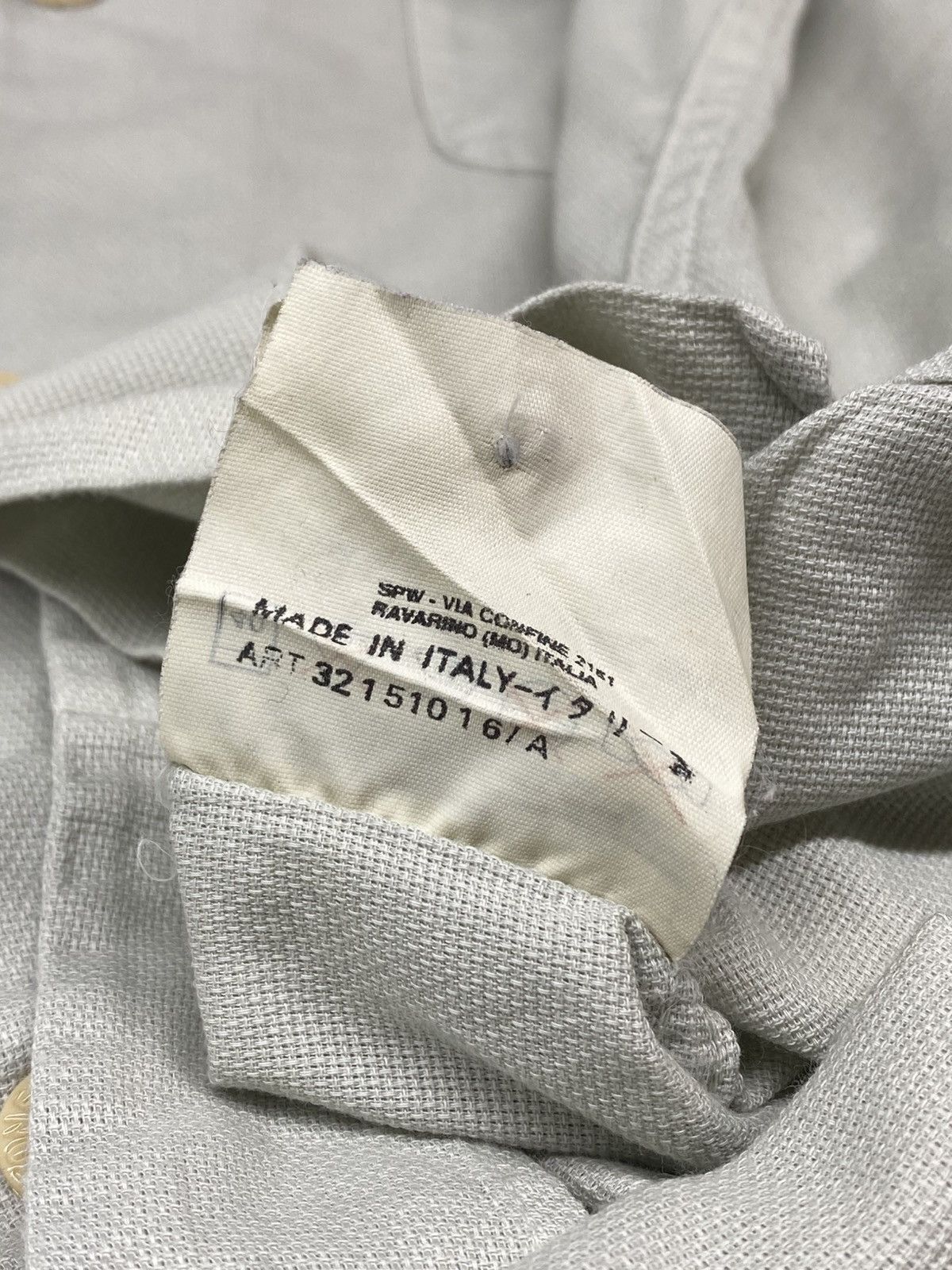 Stone Island Stone Island S/S 2000 Cotton Short Sleeve Shirt Size US L / EU 52-54 / 3 - 16 Thumbnail