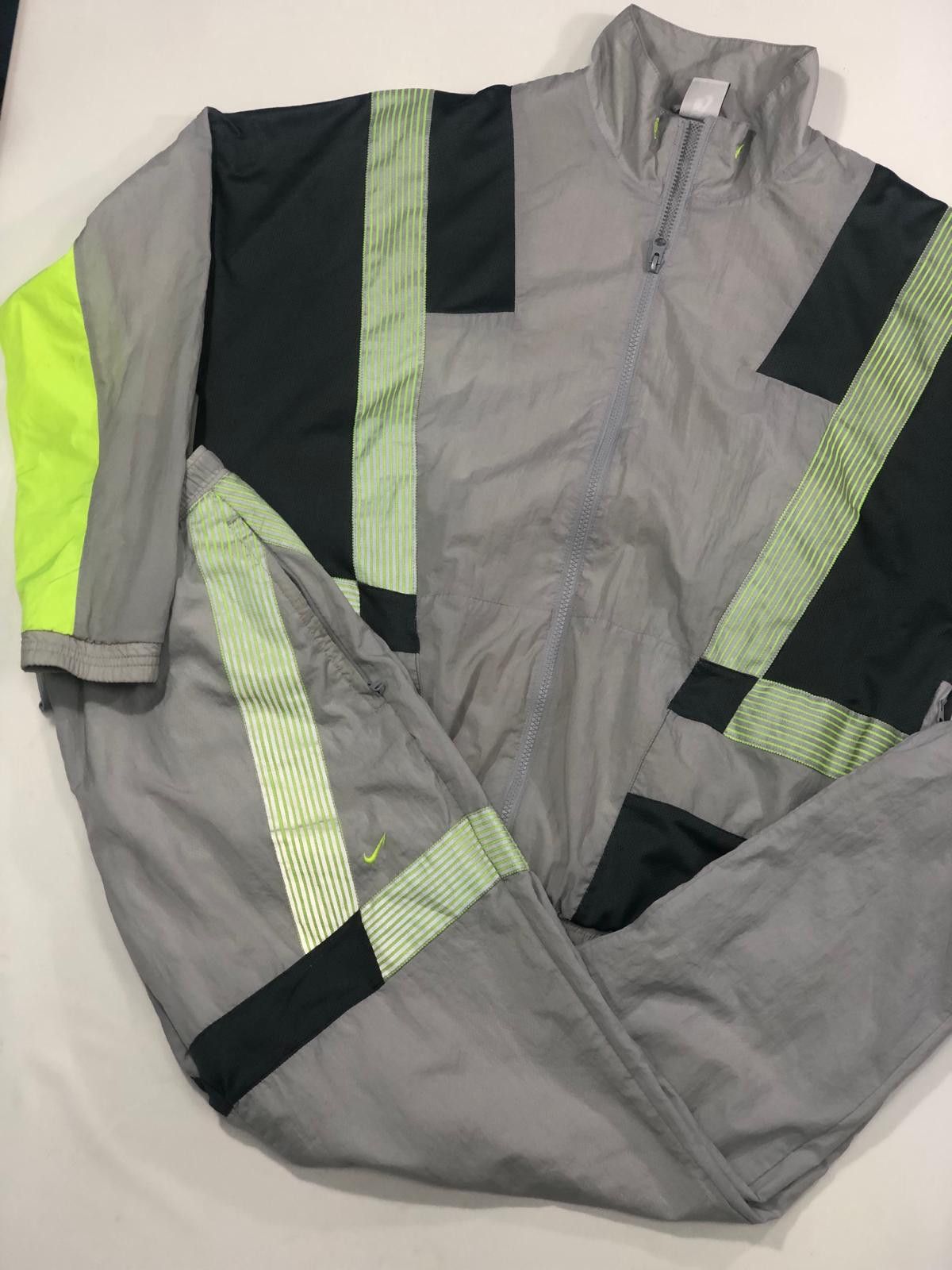 image of Clot Woven Track Suit in Volt/Wolf Grey, Men's (Size Small)