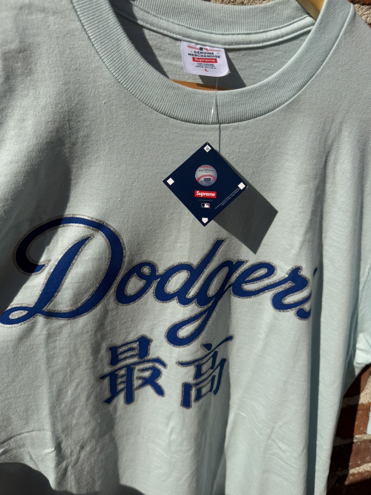 MLB × Supreme Supreme Dodger Kanji T Shirt Size US L / EU 52-54 / 3 - 3 Thumbnail