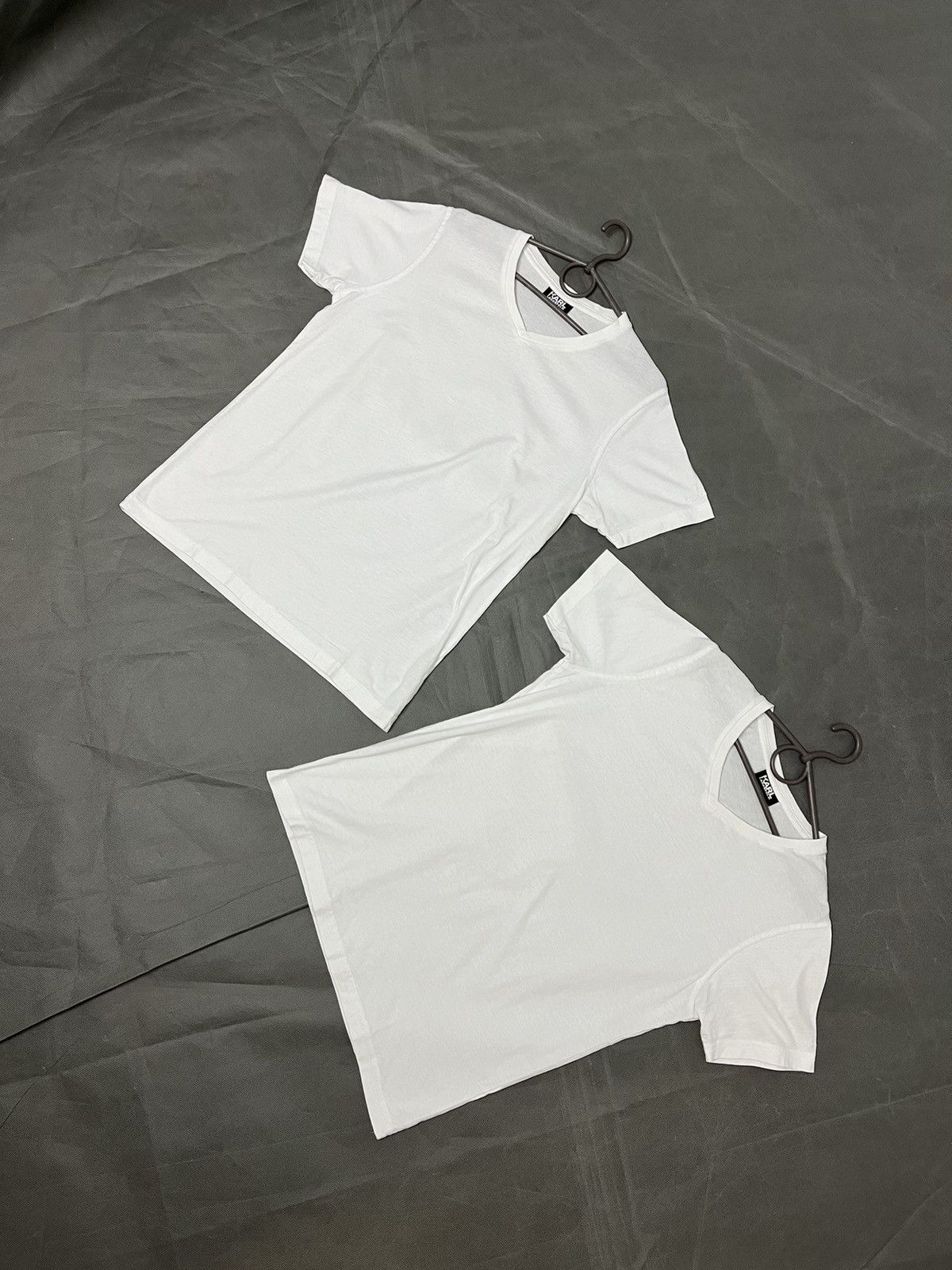 Karl Lagerfeld X 2 Karl Lagerfeld basic minimalism short sleeve t shirt tee Size US S / EU 44-46 / 1 - 1 Thumbnail