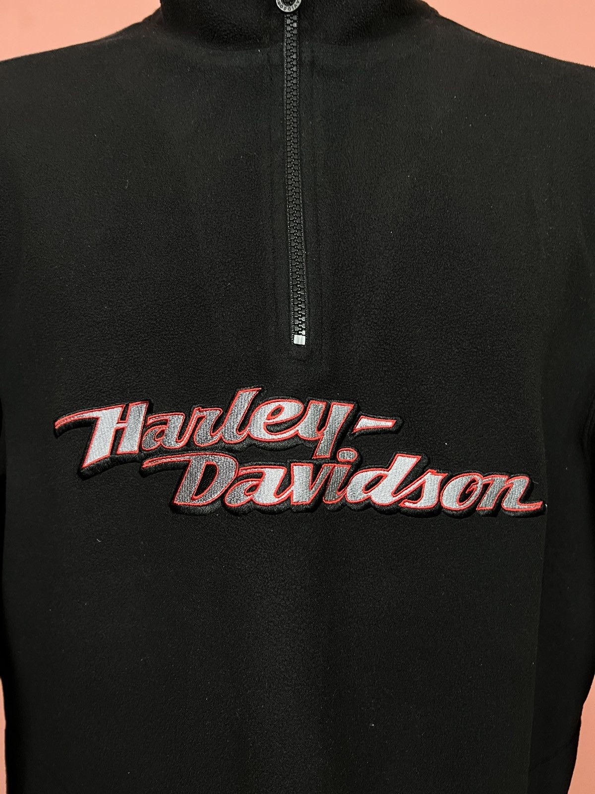 Vintage Harley Davidson vintage fleece hype zip rare logo Size US XL / EU 56 / 4 - 6 Thumbnail