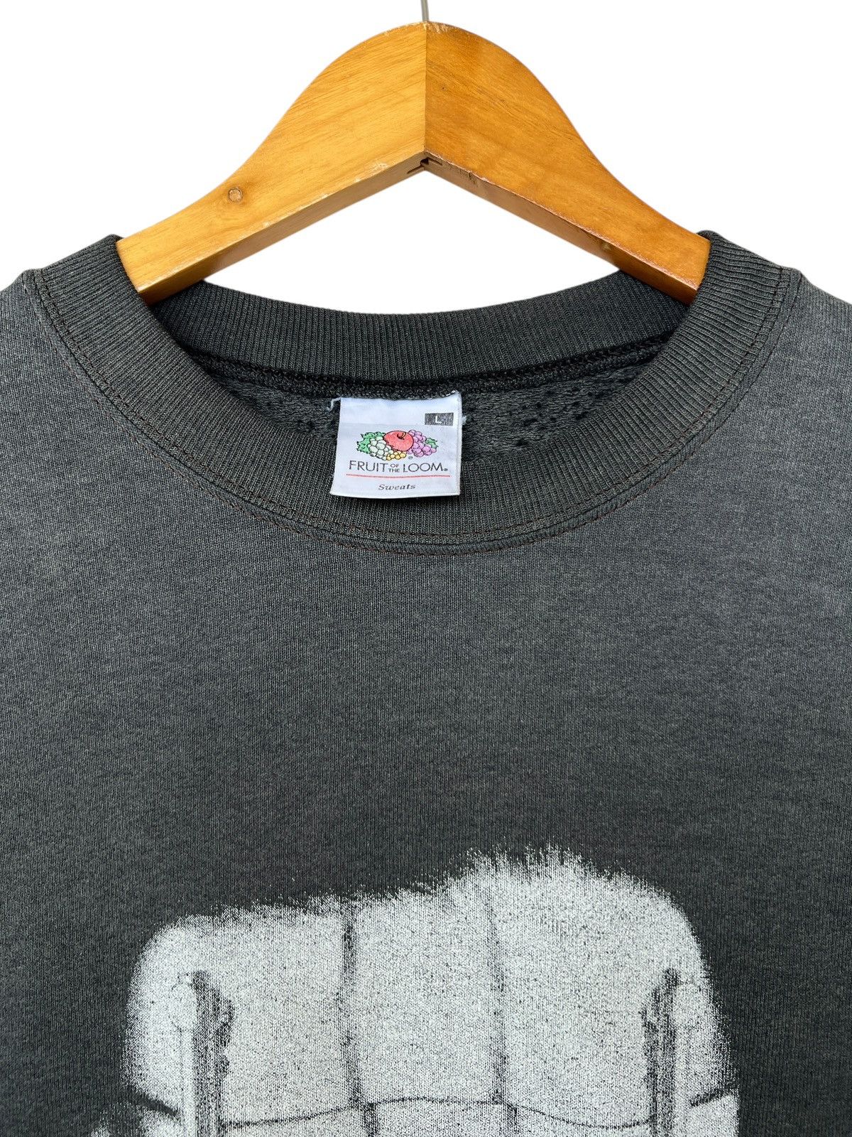 Band Tees Vintage Marilyn Manson Distressed Sunfaded Black Sweatshirt Size US L / EU 52-54 / 3 - 12 Thumbnail