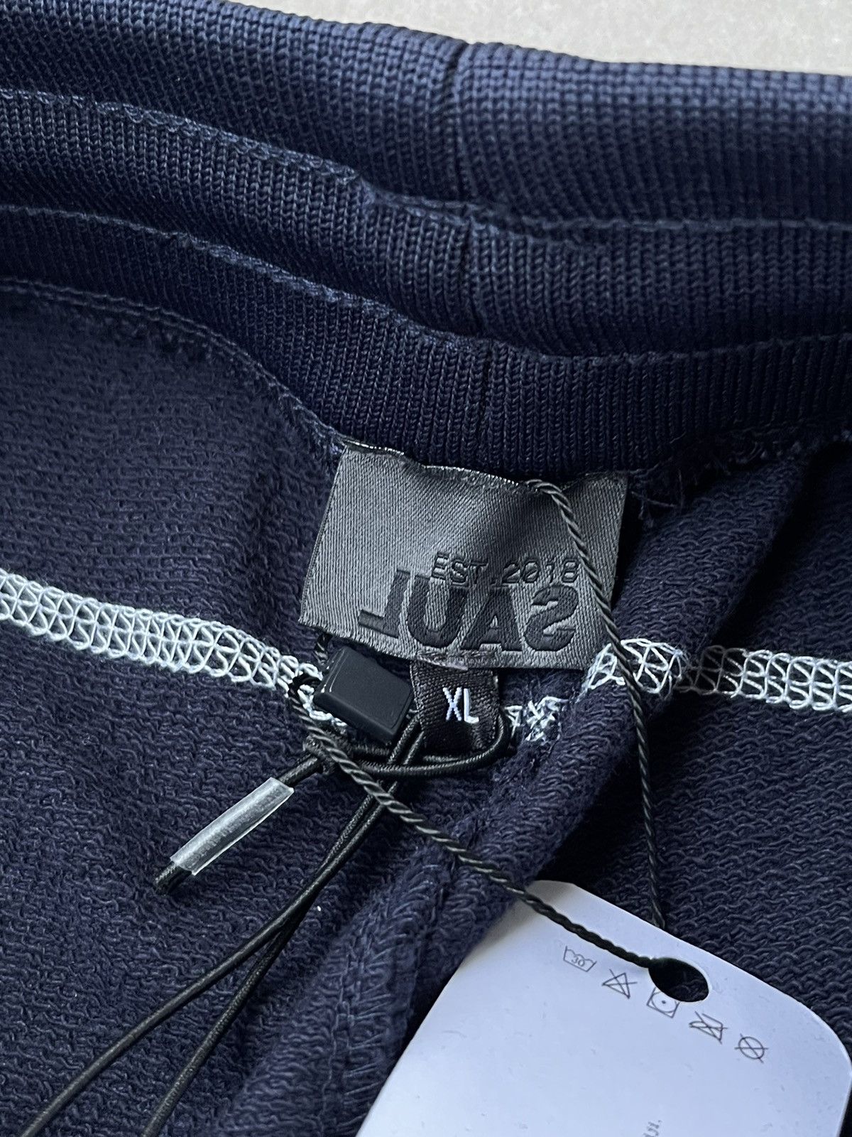 Saul Nash !DS! SS23 Saul Nash Navy Overlock Stitch Lounge Pants Size US 36 / EU 52 - 17 Thumbnail