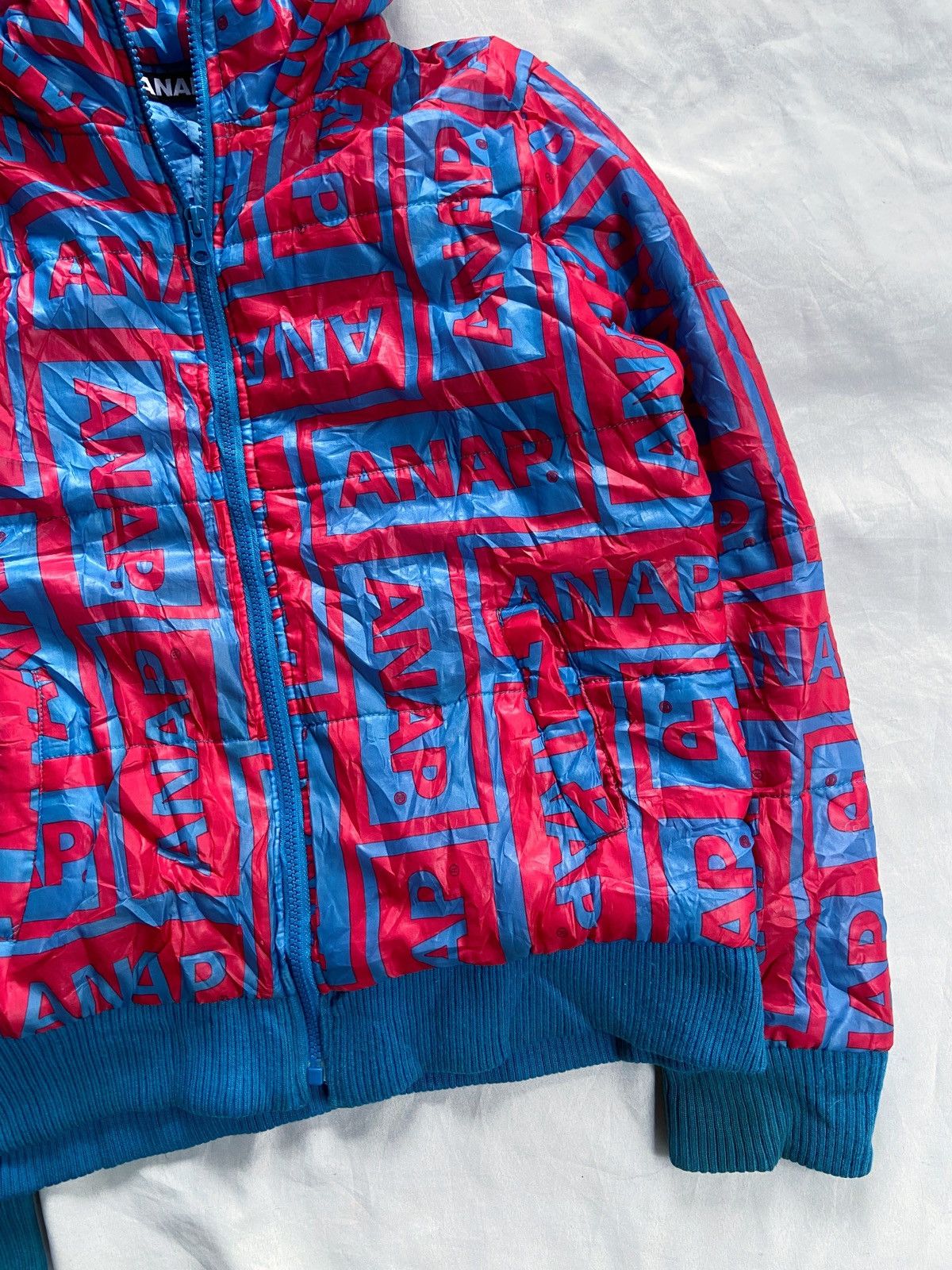 Japanese Brand ANAP MONOGRAM ZIP JACKET Size US S / EU 44-46 / 1 - 5 Thumbnail