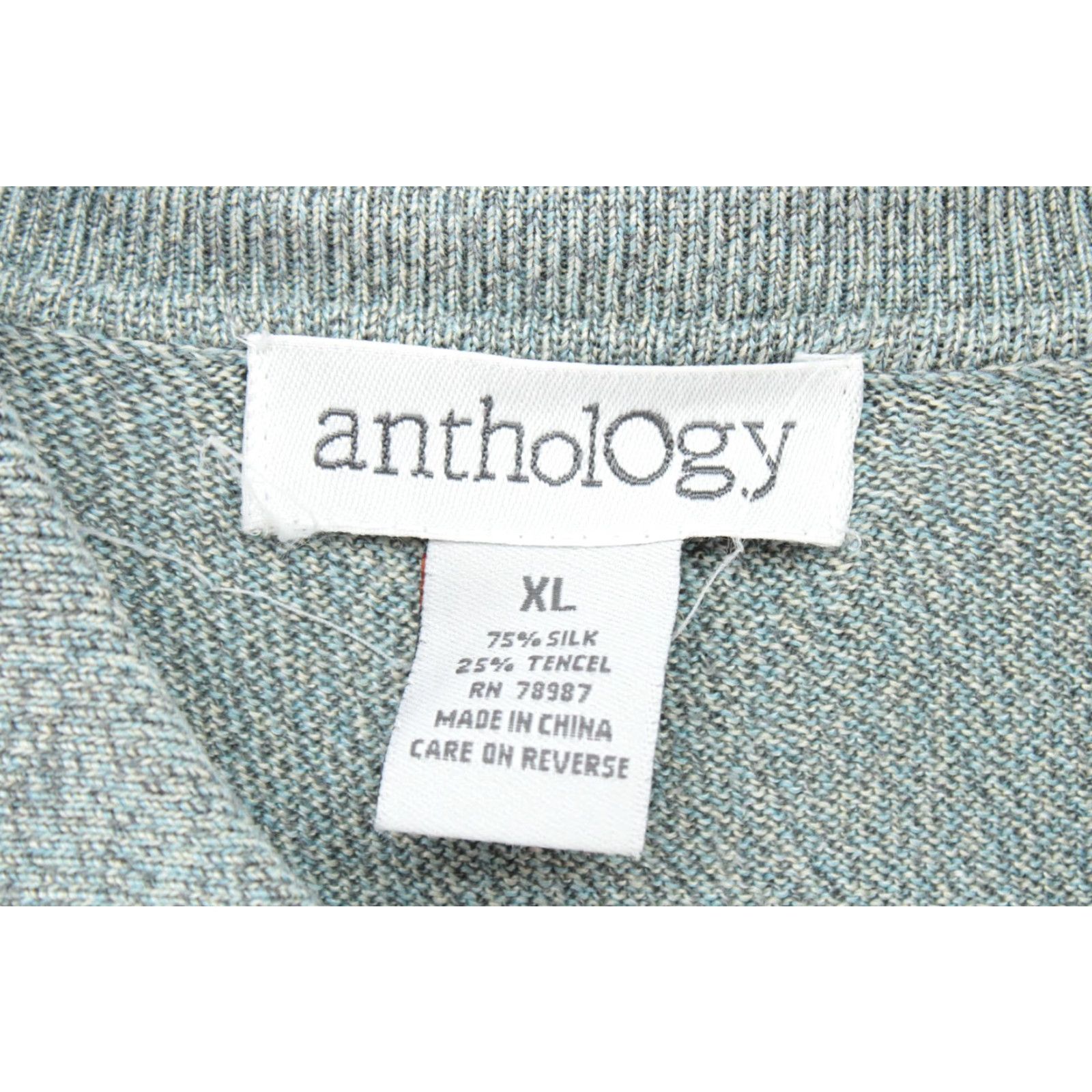 Vintage Anthology Polo Shirt Men's XL Green Lightweight Short Sleeve Collared Silk Blend Silk Polo Shirt Size US XL / EU 56 / 4 - 5 Thumbnail