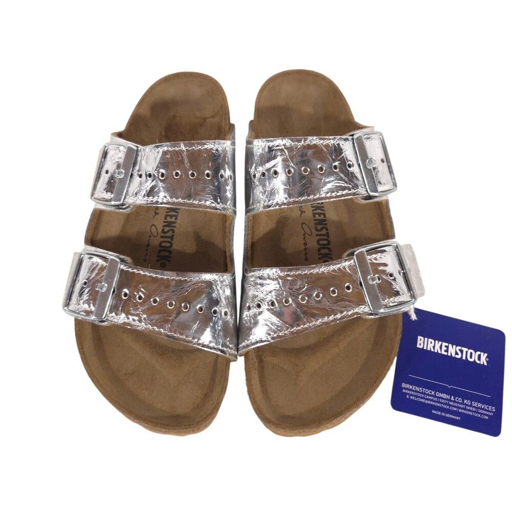Birkenstock × Rick Owens Birkenstock x Rick Owens Metallic Arizona Sandals US 4 EU 35 Size US 4 / IT 34 - 4 Thumbnail