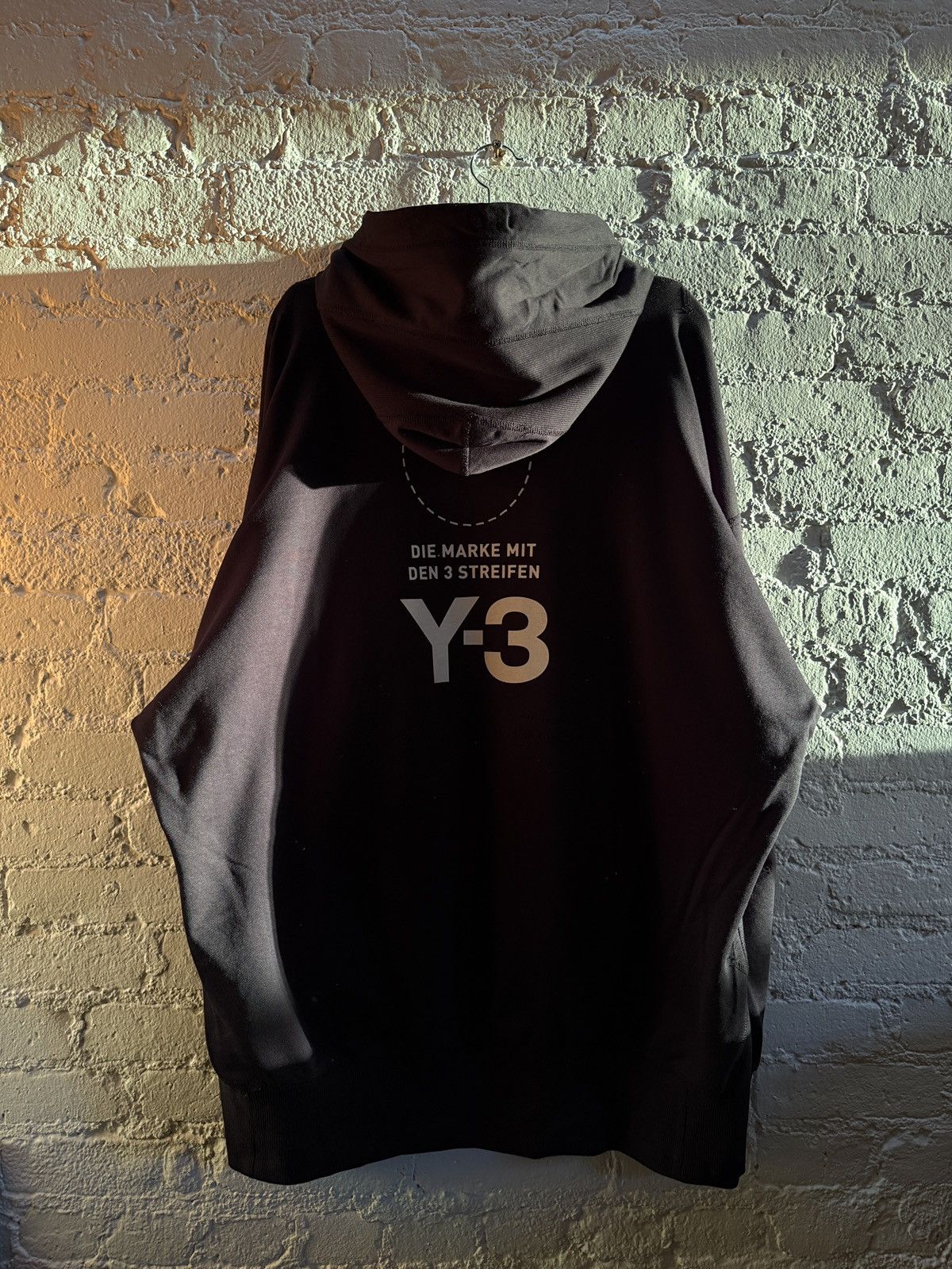 Y-3 Y-3 Yohji Yamamoto Skull Graphic Full Zip Hoodie Black | Grailed