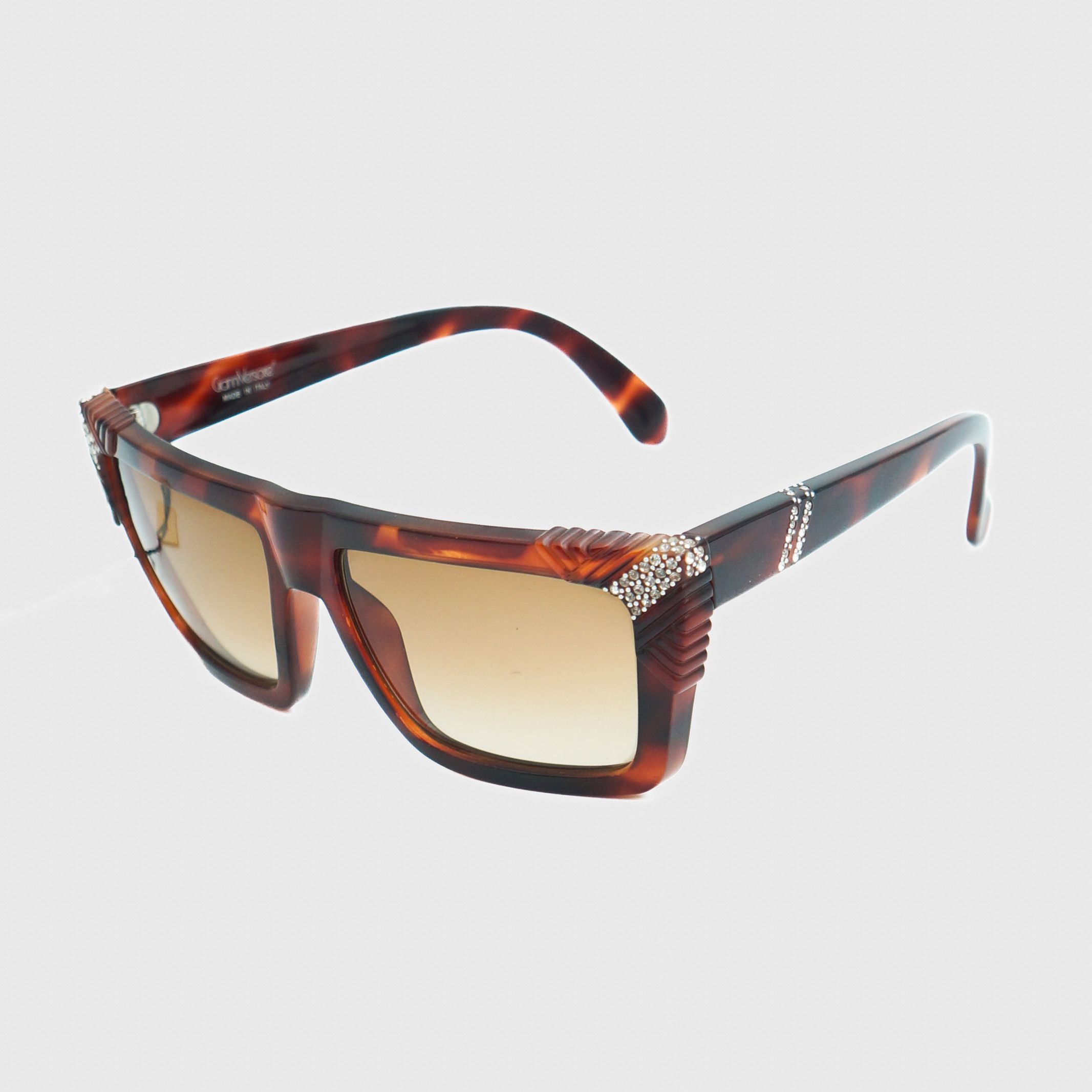 Versace GIANNI VERSACE Basix Mod 812 Brown Sunglasses Vintage Size ONE SIZE - 1 Thumbnail