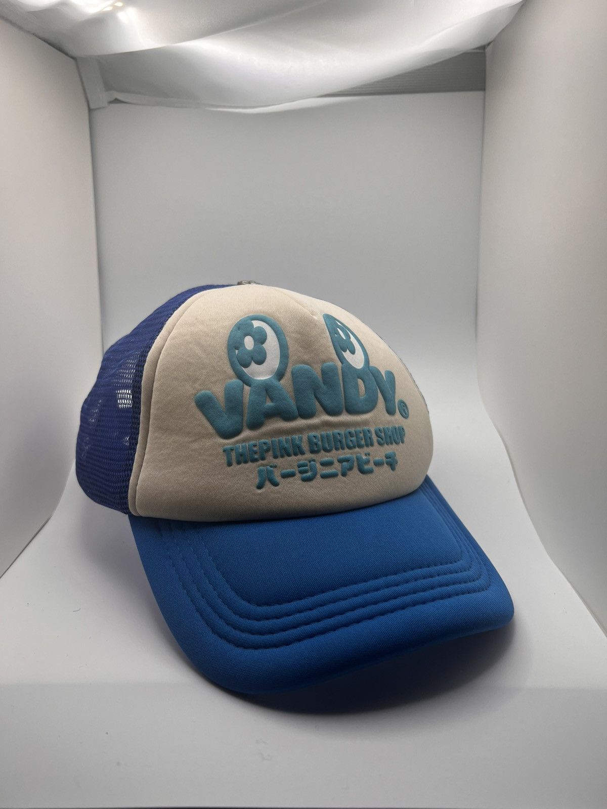 Vandy The Pink Vandy the Pink S/S 23 Trucker hat Blue Size ONE SIZE - 1 Thumbnail