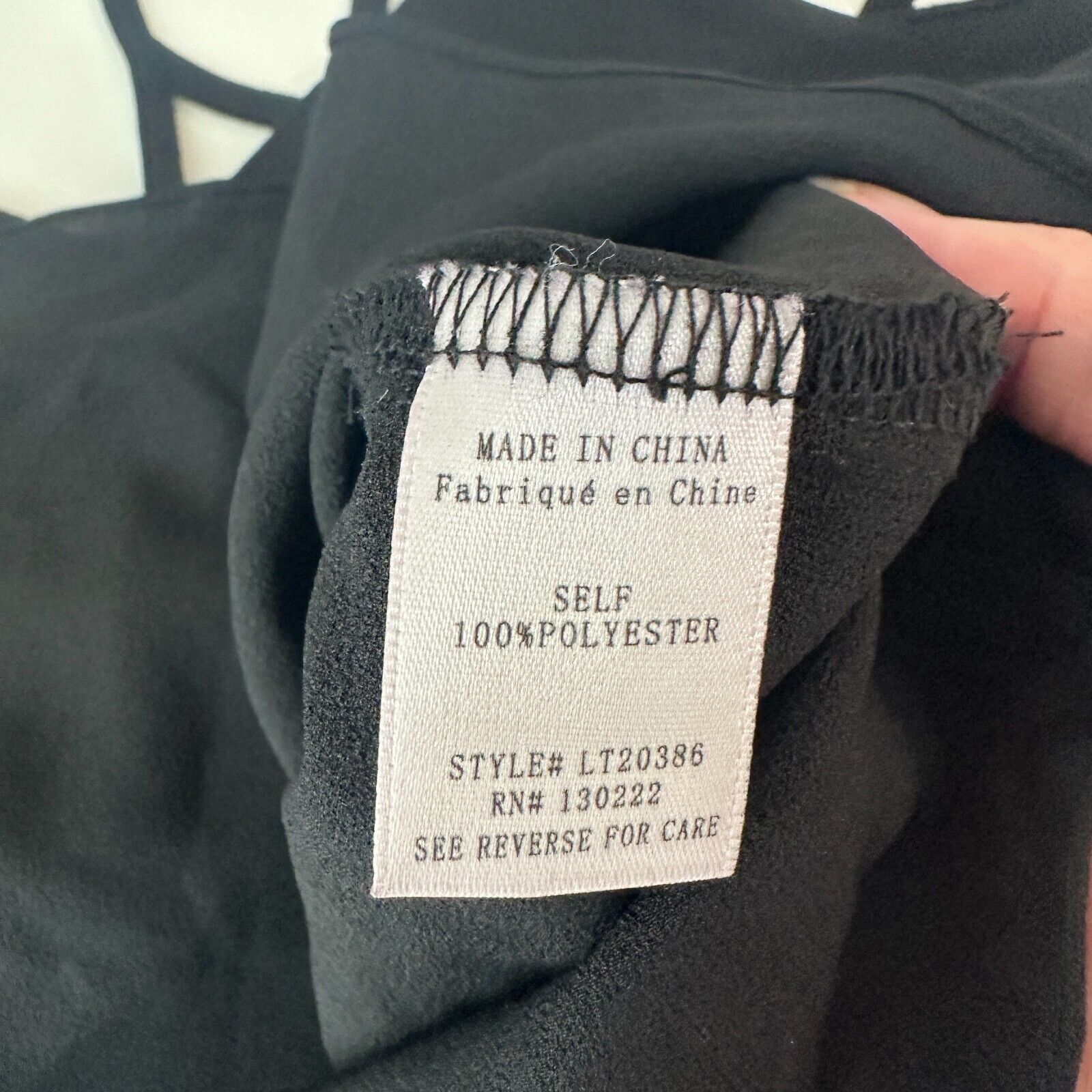 Other Love Riche Sexy Black Tiered Layer Vneck Cami Top Blouse S Size S / US 4 / IT 40 - 11 Thumbnail