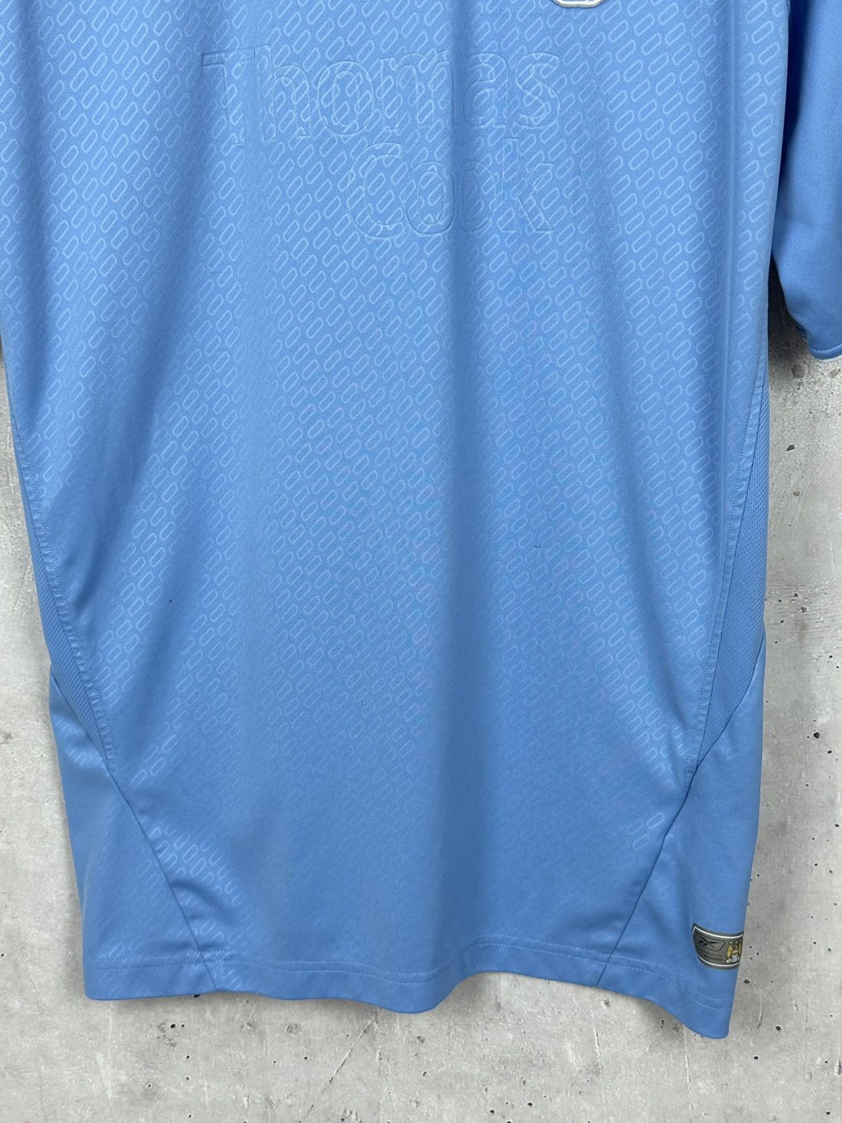 Reebok × Vintage Vintage Reebok Manchester City Blue Soccer Jersey Size US XL / EU 56 / 4 - 4 Thumbnail