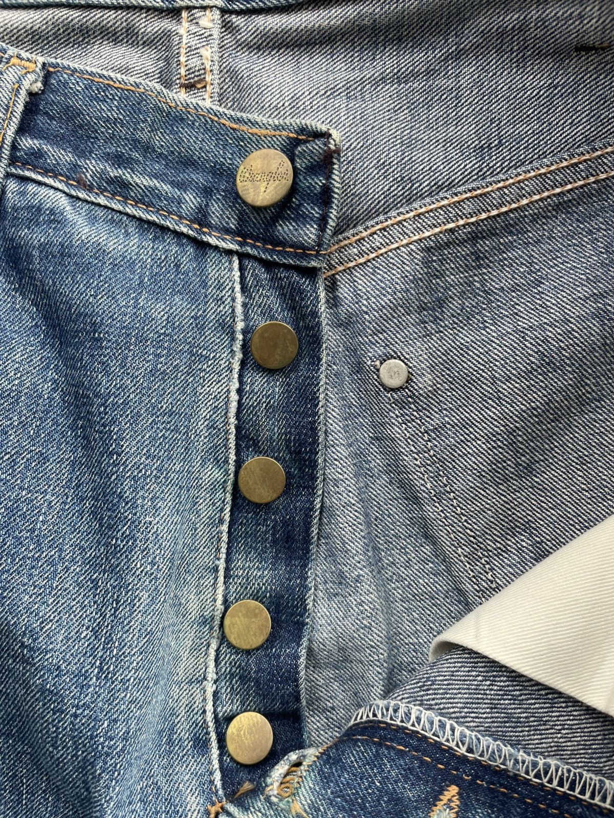 Wrangler Vintage Wrangler Blue Bell Selvedge Denim Size US 33 - 22 Thumbnail