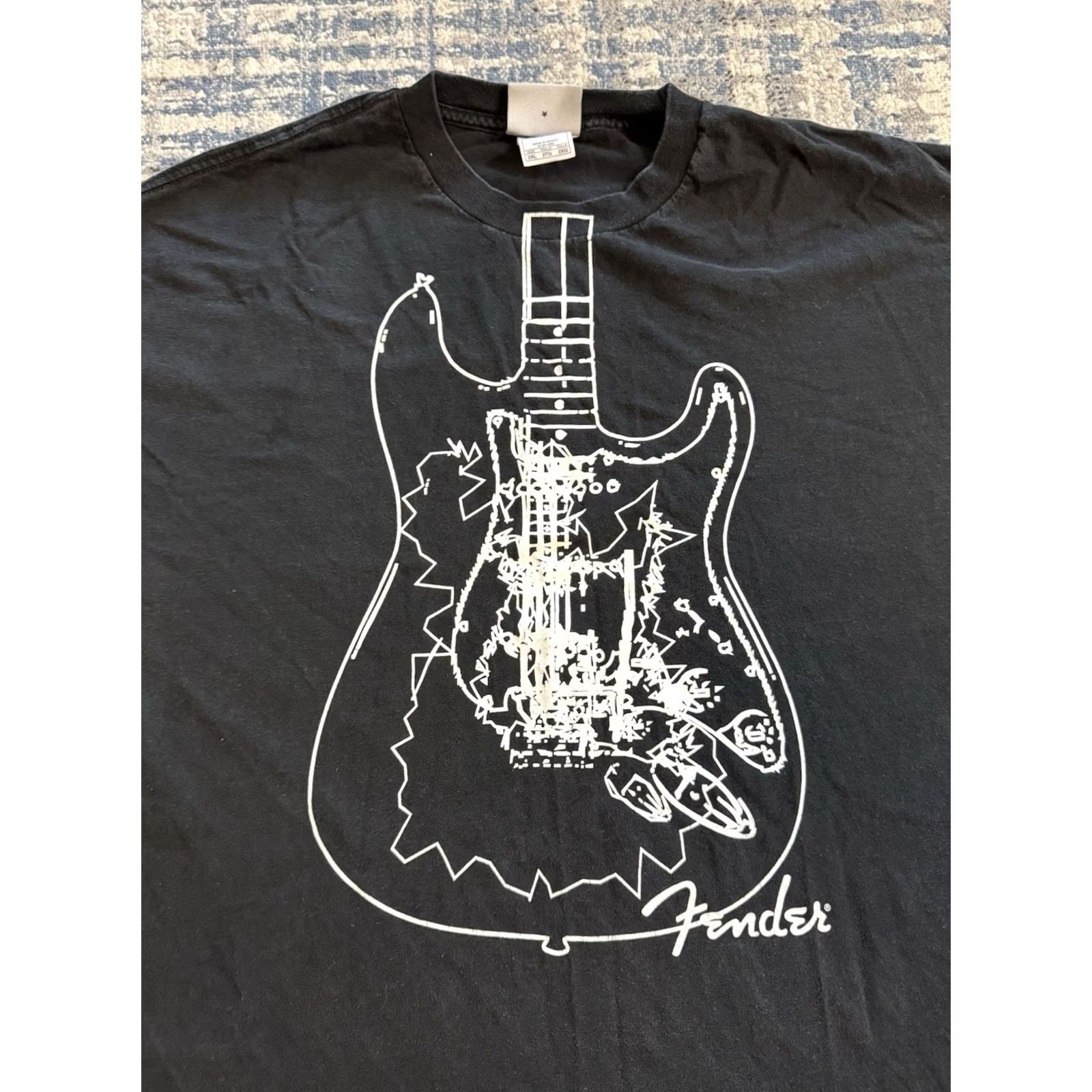 Fender VINTAGE Fender Rock & Roll Lifestyle Guitar Music Band T Shirt 2000s Sz 2XL Men Size US XXL / EU 58 / 5 - 2 Thumbnail
