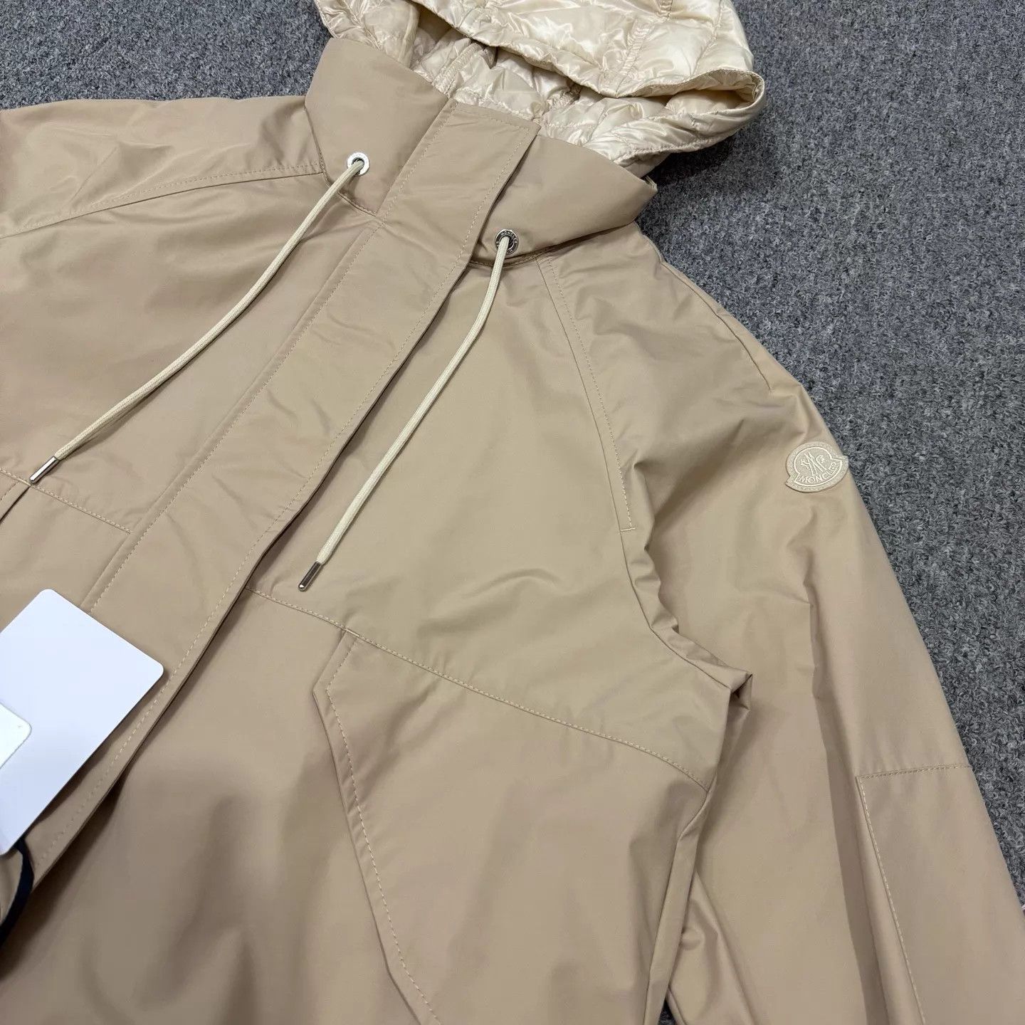 Moncler Moncler Khaki Shell Jacket Unused Size 1 Size S / US 4 / IT 40 - 3 Thumbnail