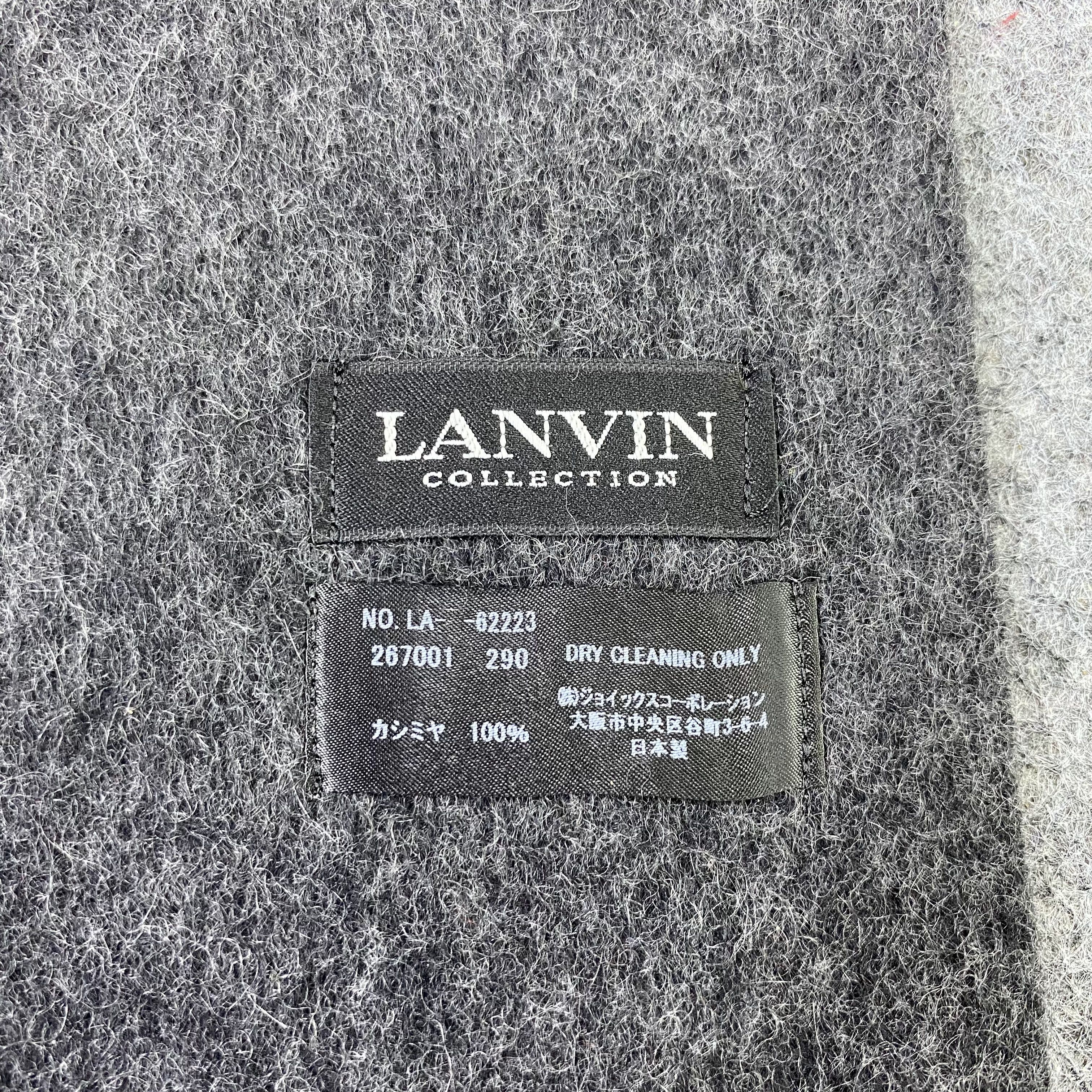 Lanvin Lanvin Cashmere Scarf / Muffler / Neckwear - T1337 Size ONE SIZE - 6 Thumbnail