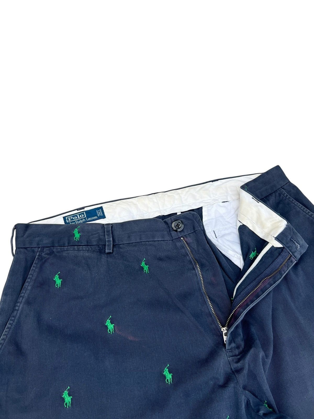 Polo Ralph Lauren Vintage 90s Polo Ralph Lauren Small Pony Faded Navy Trouser Size US 38 / EU 54 - 8 Thumbnail