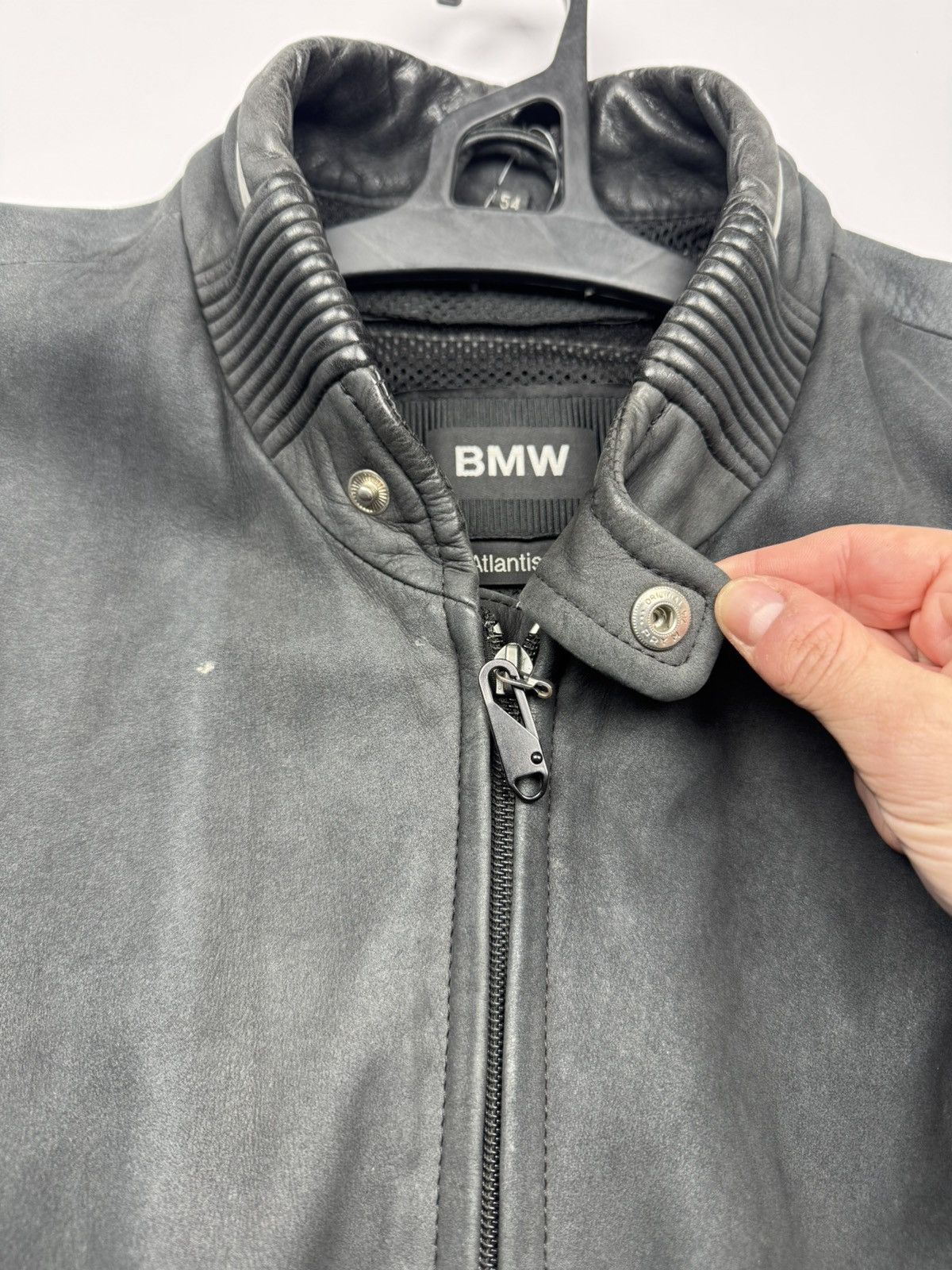 BMW BMW Atlantis 2 Leather Moto Racing Jacket Elbow armor Size US L / EU 52-54 / 3 - 8 Thumbnail