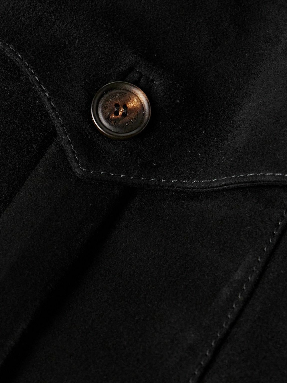 Brunello Cucinelli o1y0526 Suede Jacket in Black Size US S / EU 44-46 / 1 - 2 Thumbnail