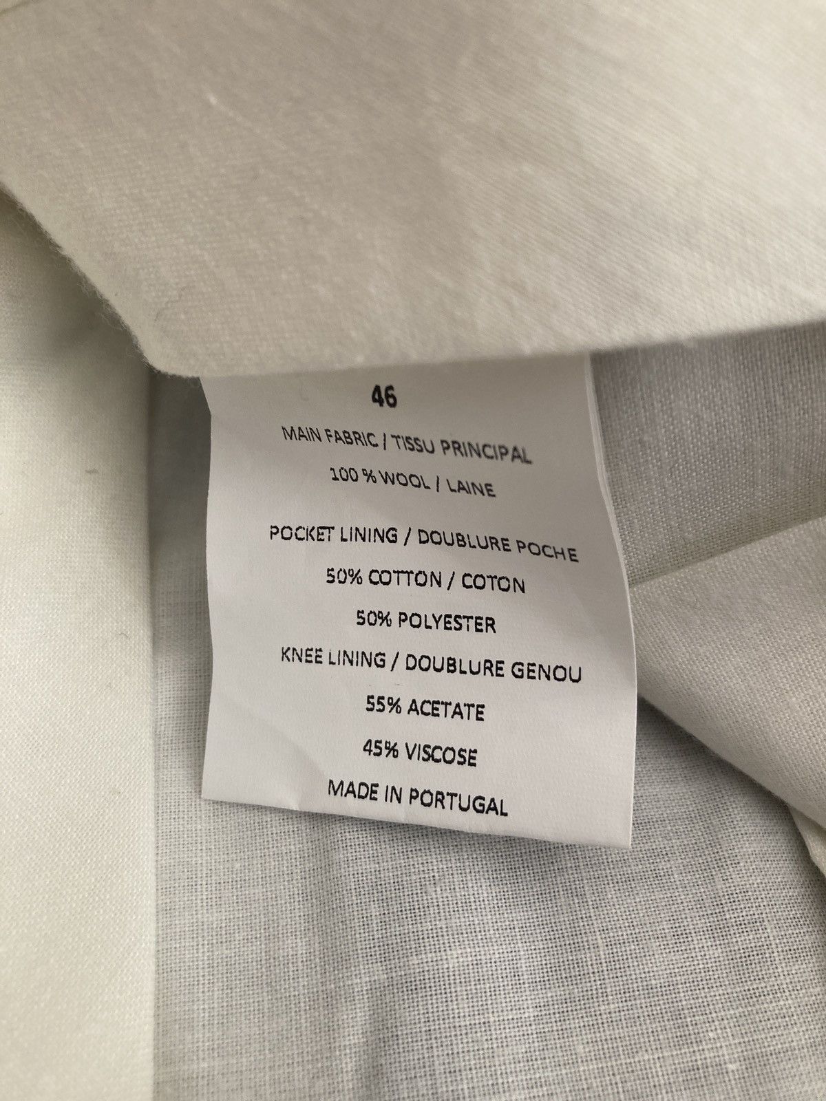 Officine Generale Officine Genéralé 100% Virgin Wool Grey Paul Pant (unworn) Size US 30 / EU 46 - 11 Thumbnail