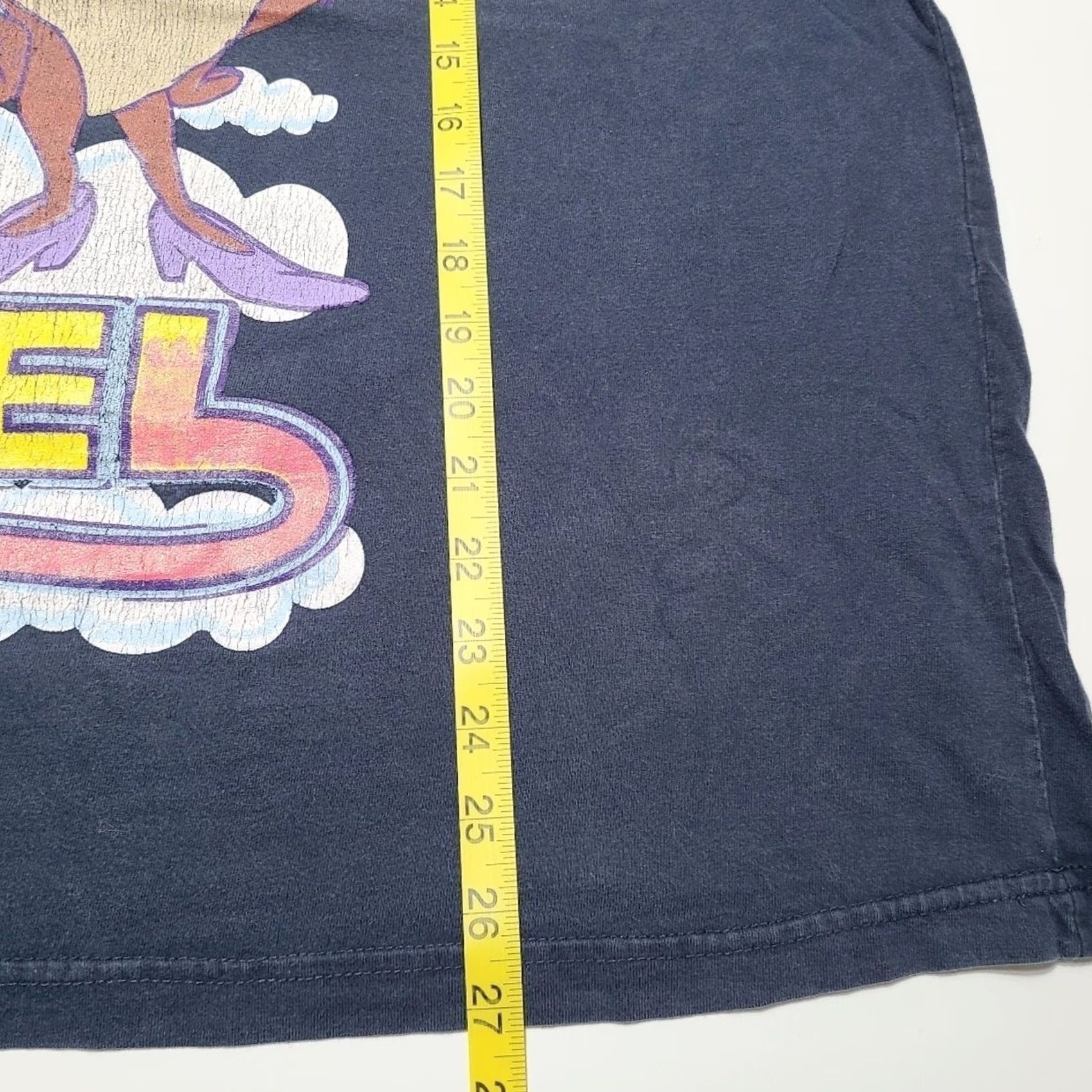 Vintage VINTAGE Looney Tunes Tasmanian She-Devil V-Neck T-Shirt Women 2XL Double Sided T-Shirt Womens Blue VTG Tasmanian 90s? Size XXL / US 16-18 / IT 52-54 - 7 Thumbnail
